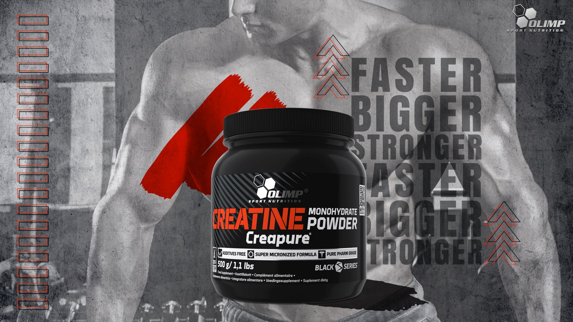 OLIMP Creatine Monohydrate Powder (Creapure®) - 500g