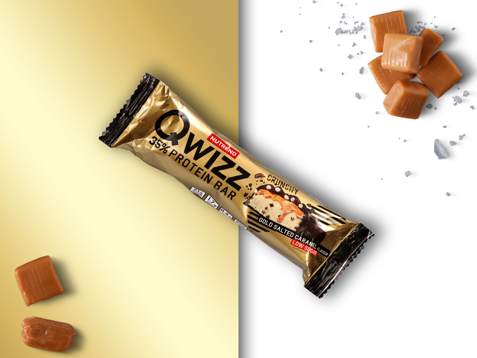 NUTREND Baton QWIZZ Protein Bar - 60g PROTEIN BAR