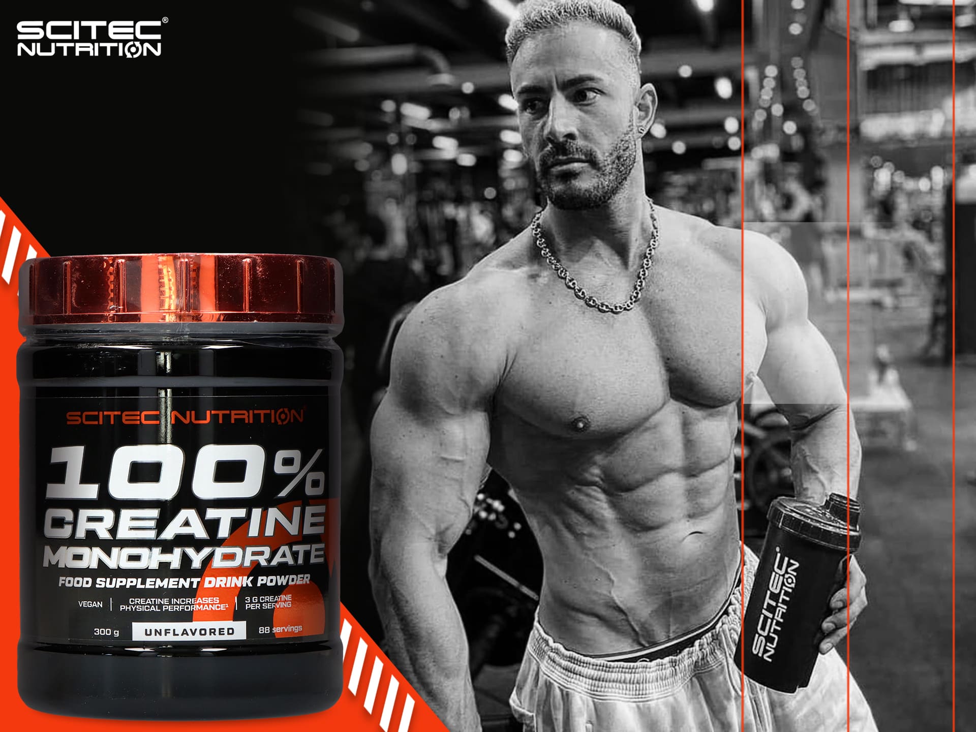 SCITEC 100% Creatine Monohydrate - 300g