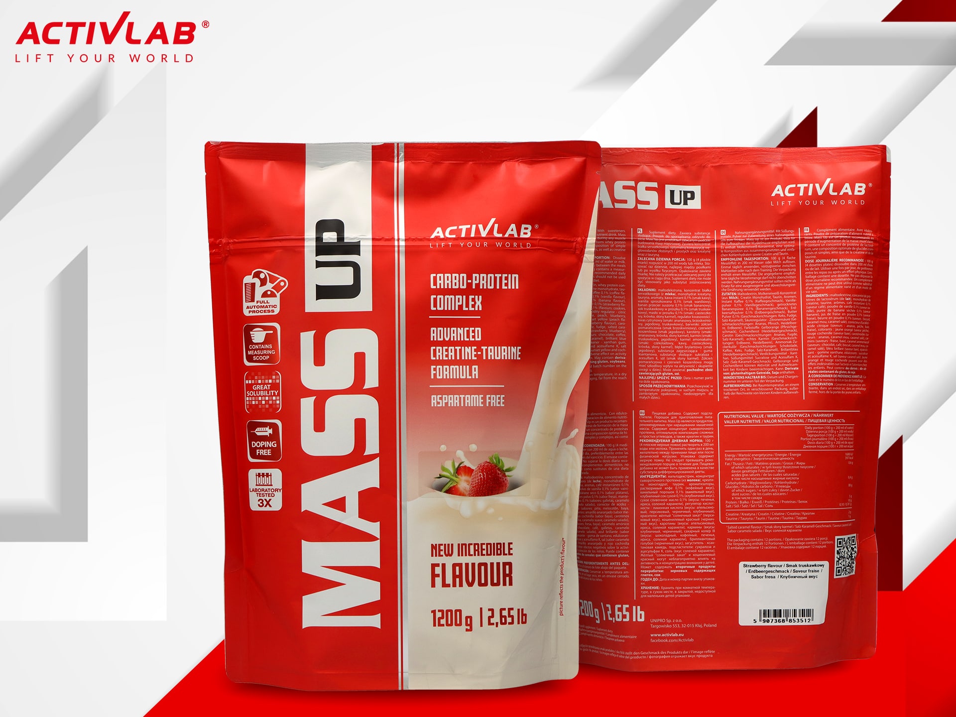 ACTIVLAB Mass Up - 1200g