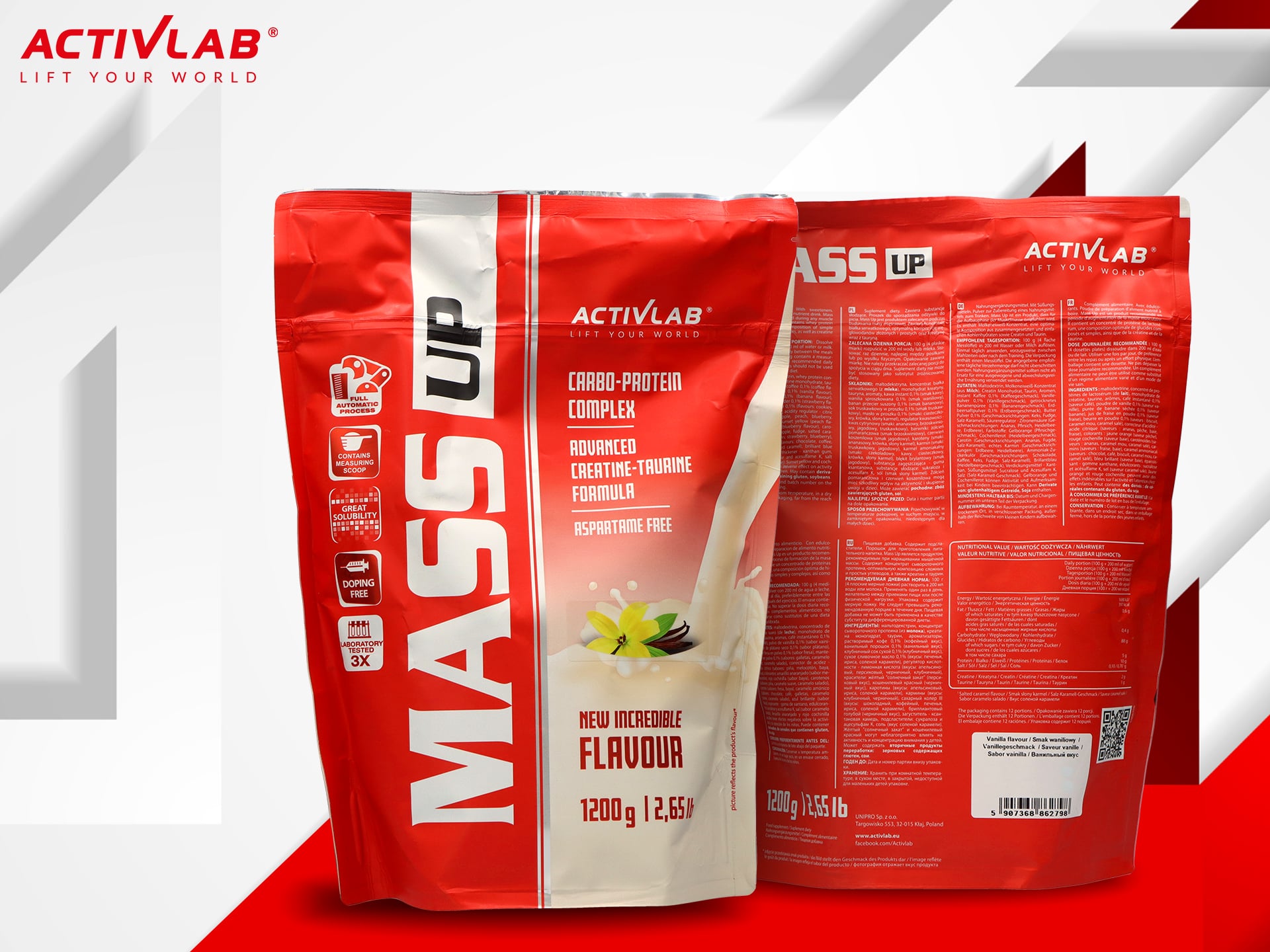 ACTIVLAB Mass Up - 1200g