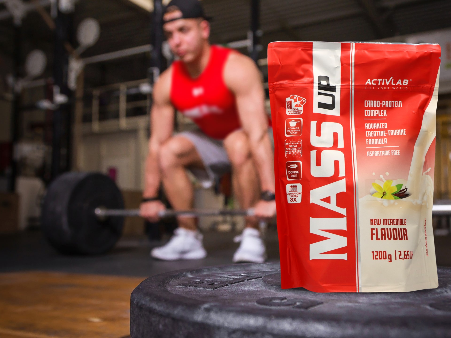 Kohlenhydrat-Protein-Supplement Blaubeere
