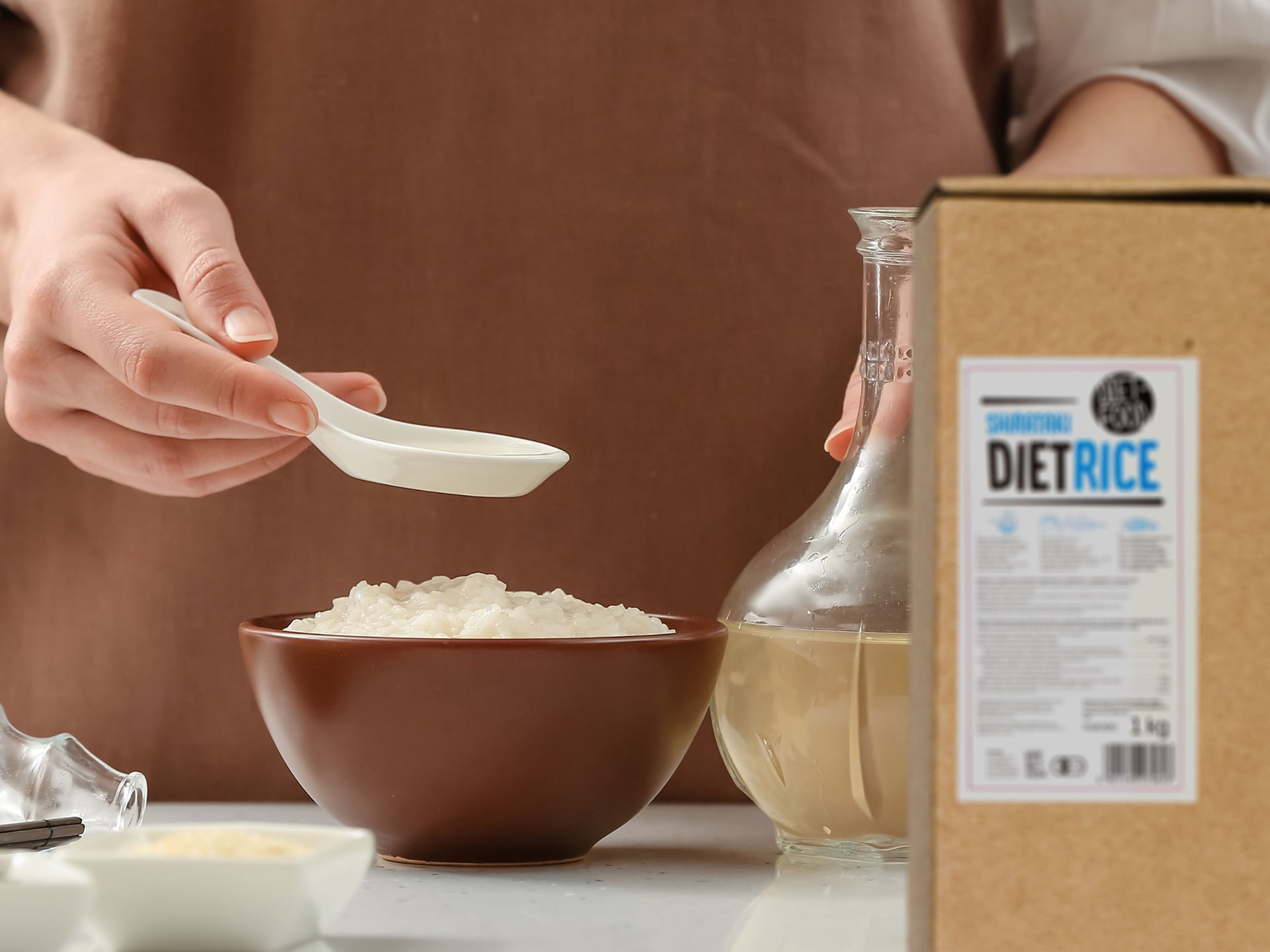 dietetische Reissnudeln