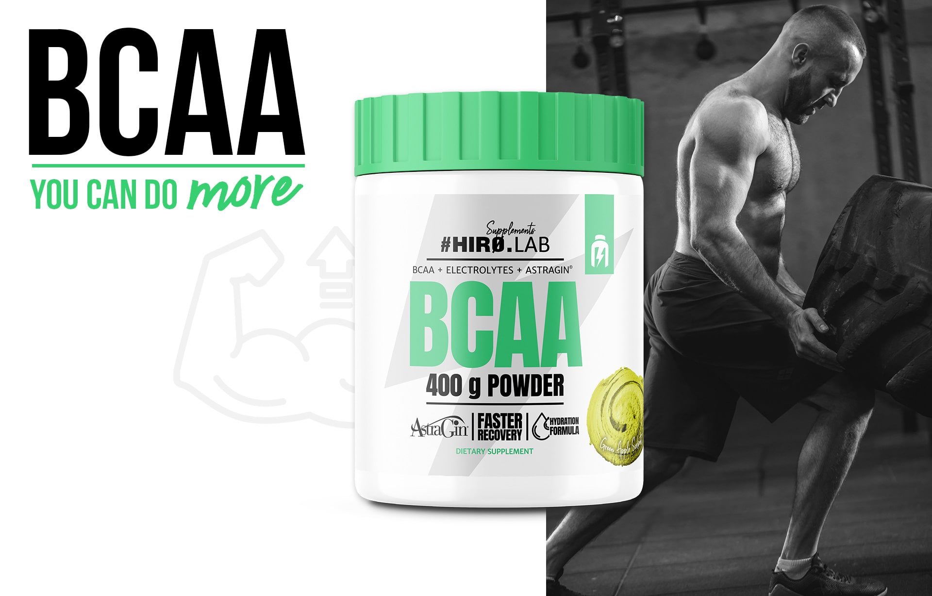 hiro.lab bcaa pulver 400g apfel wirkung