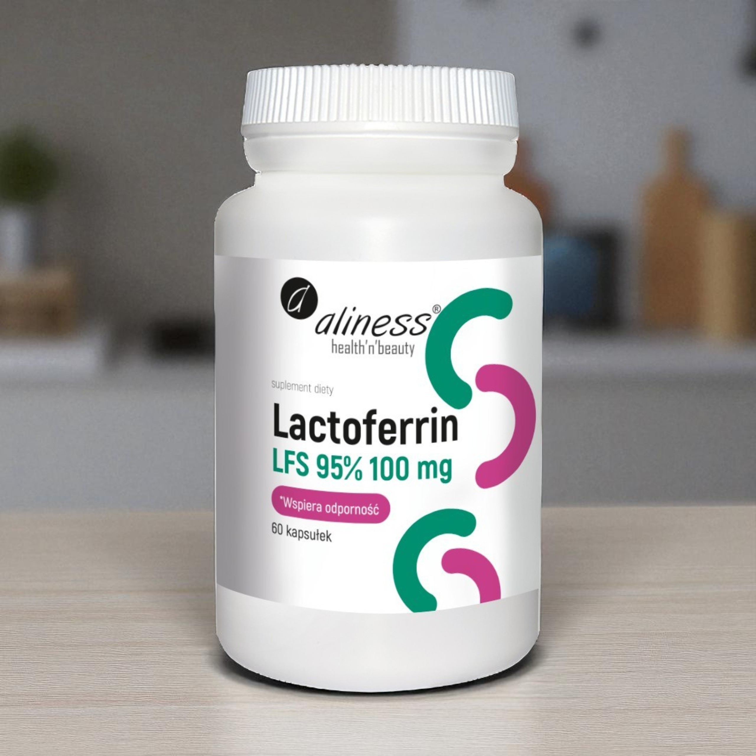 aliess lactoferrin 95% 100 mg 60 caps