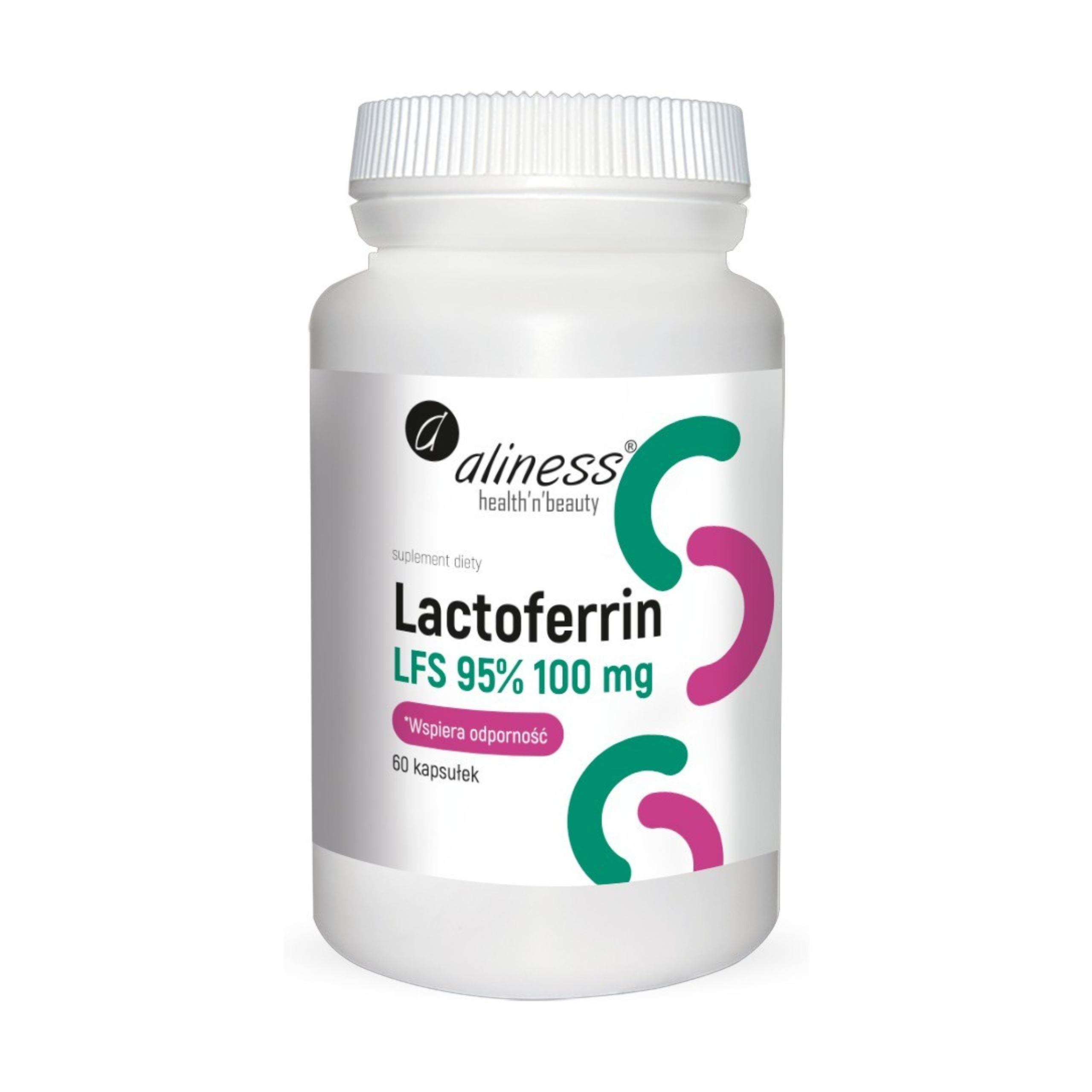 aliess lactoferrin 95% 100 mg 60 caps