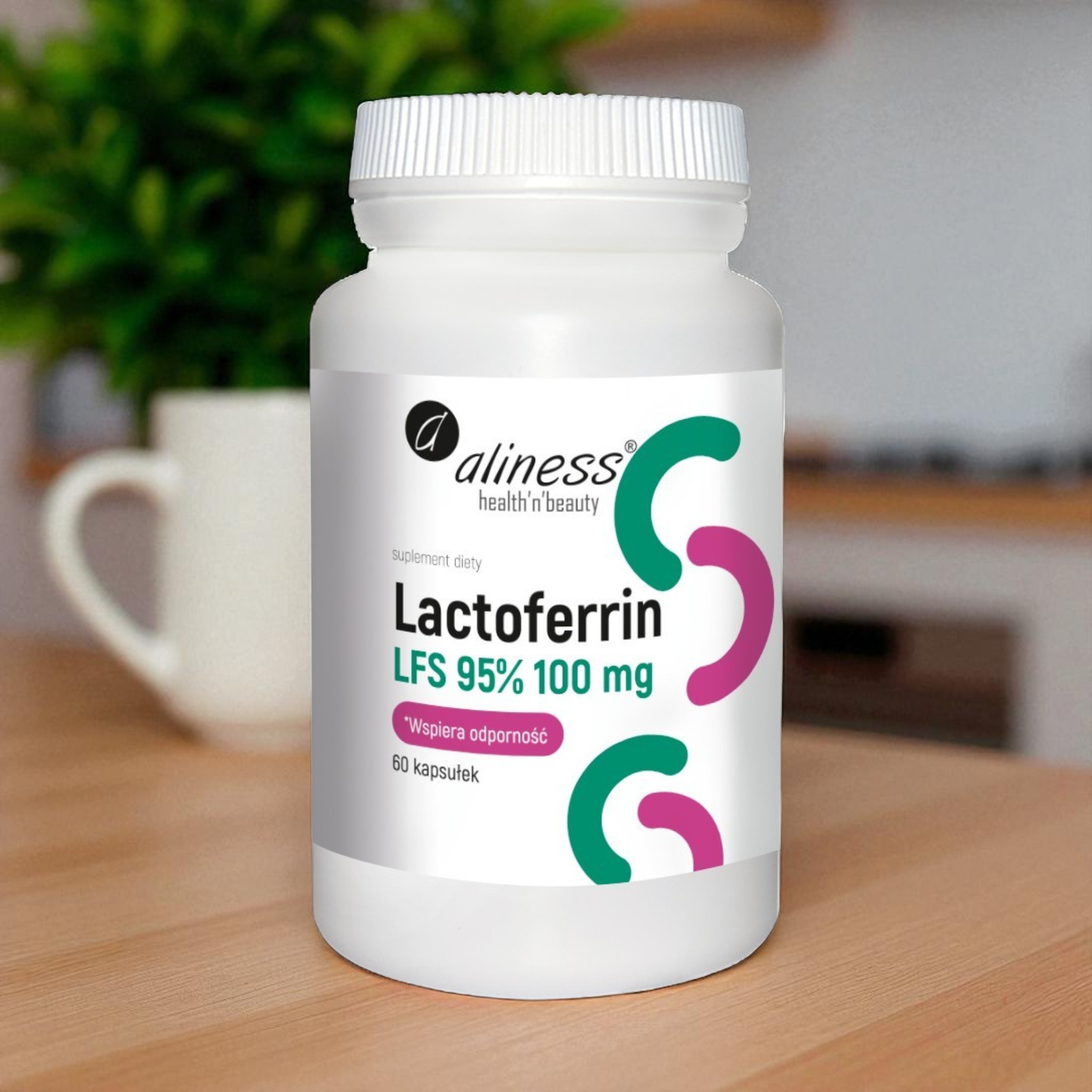 aliess lactoferrin 95% 100 mg 60 caps