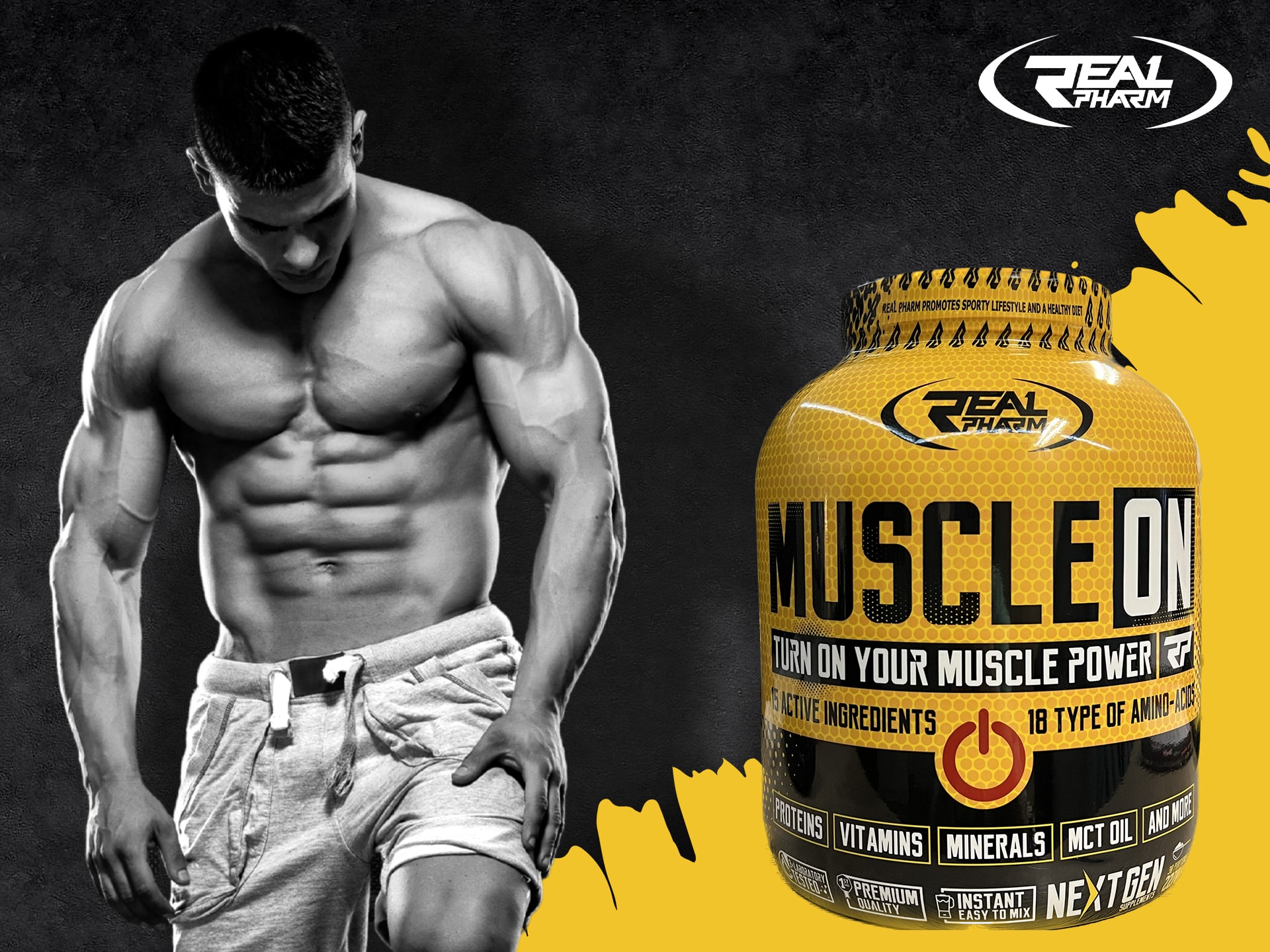 Real Pharma - Muscle On - 1000g