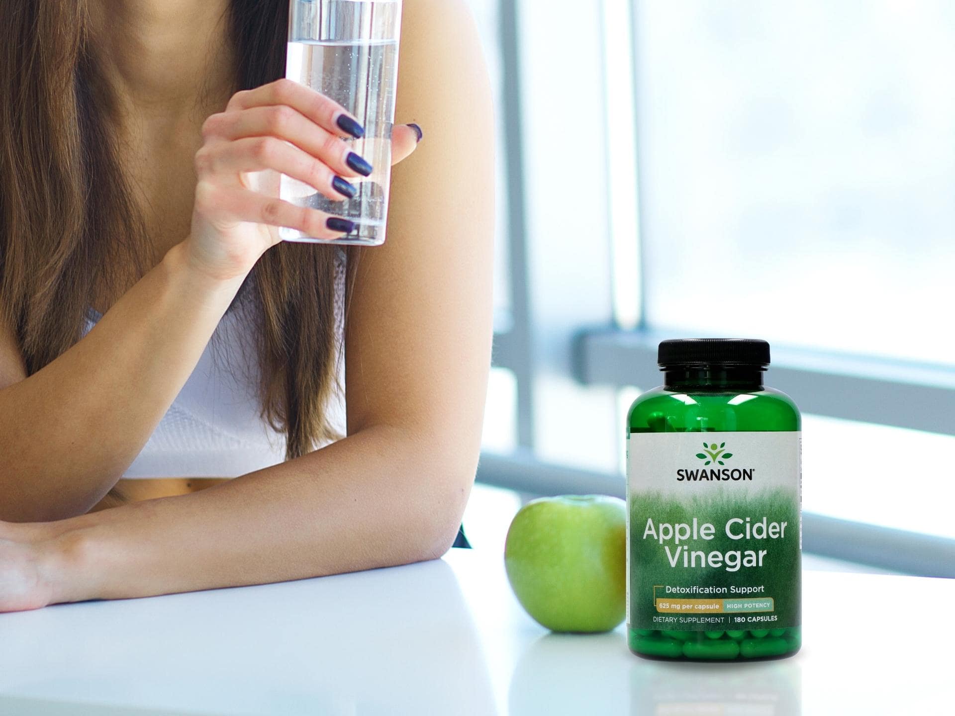 SWANSON Apple Cider Vinegar - 180caps apfelessig