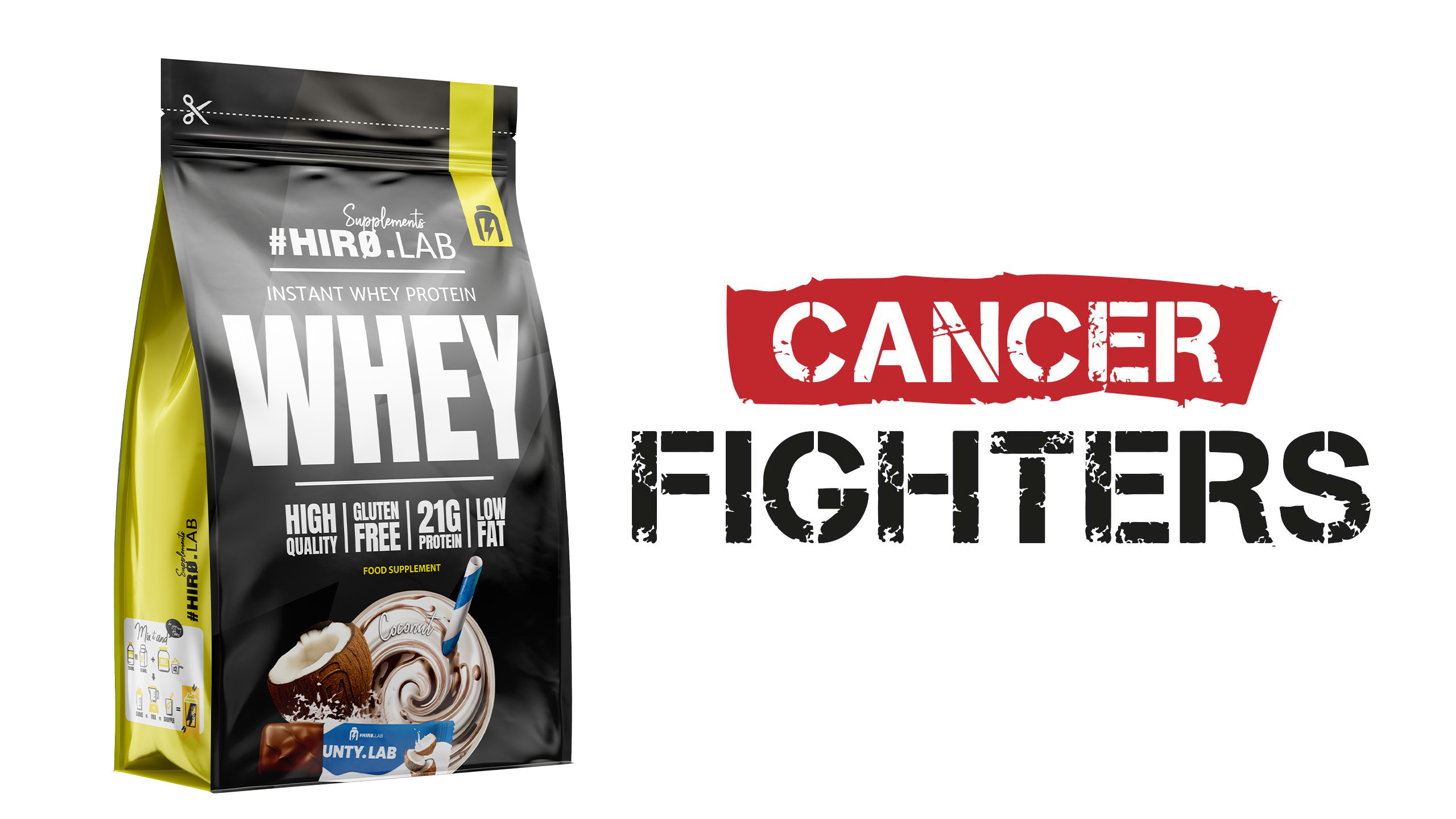 hirolab whey instant protein 750g kokos