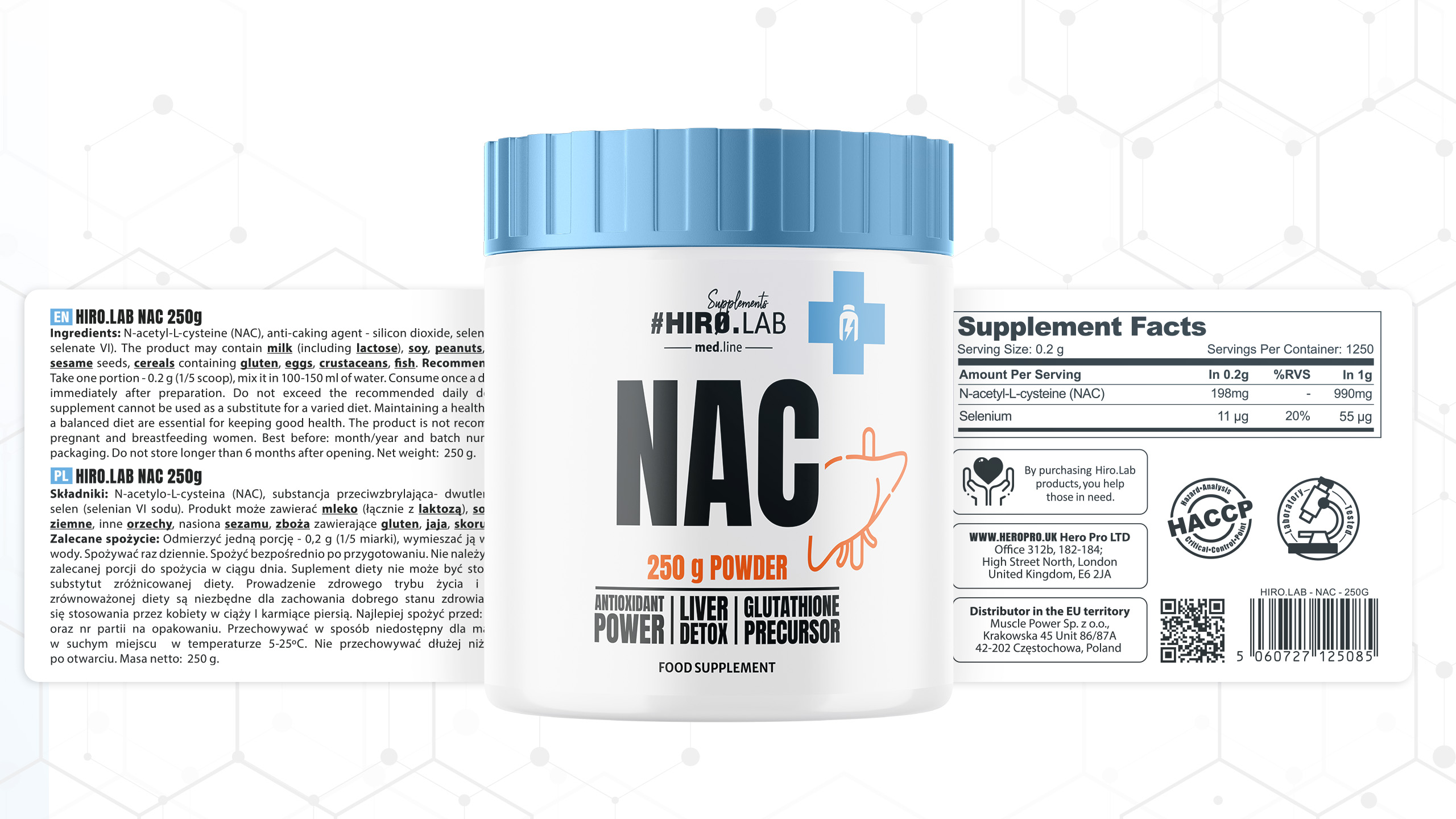 hiro.lab nac 250 g