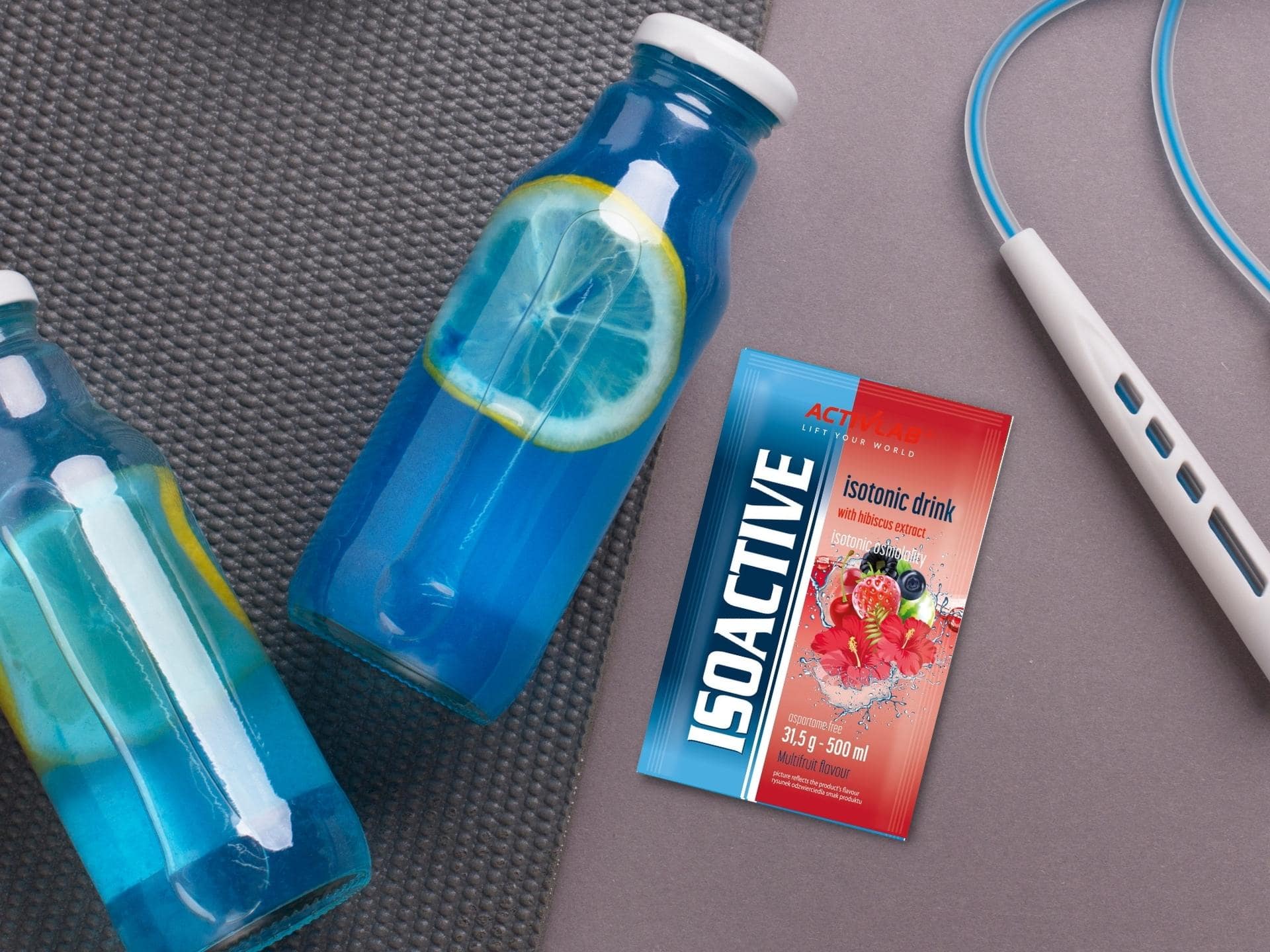 Iso Active Sachet zur Körperhydration multifruit