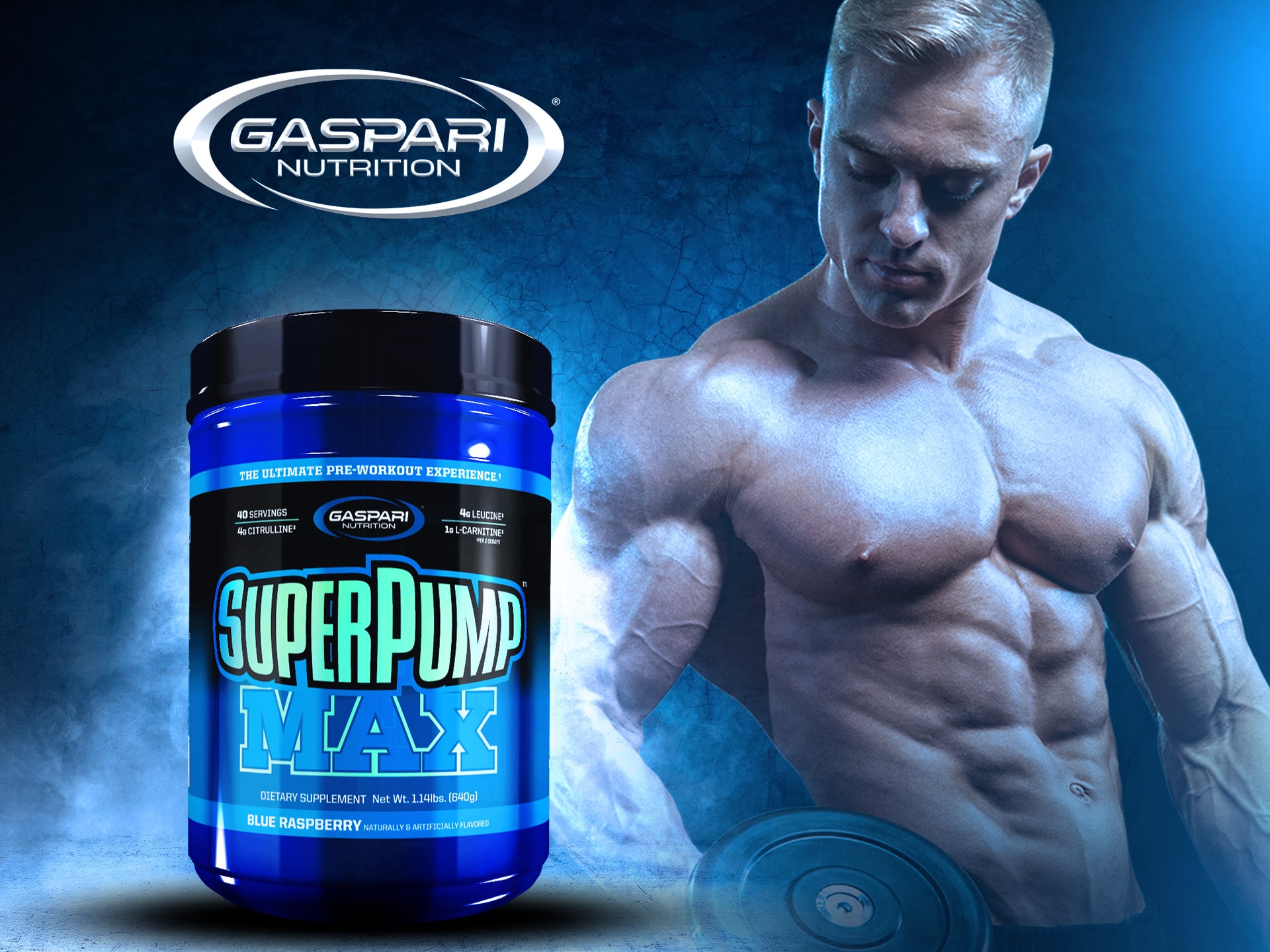 Super Pump Max blue raspberry
