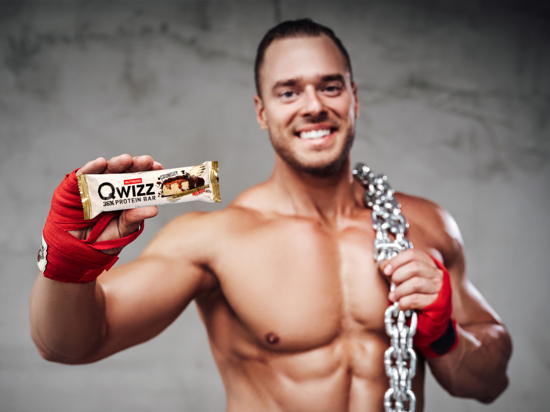 NUTREND Baton QWIZZ Protein Bar - 60g PROTEIN BAR