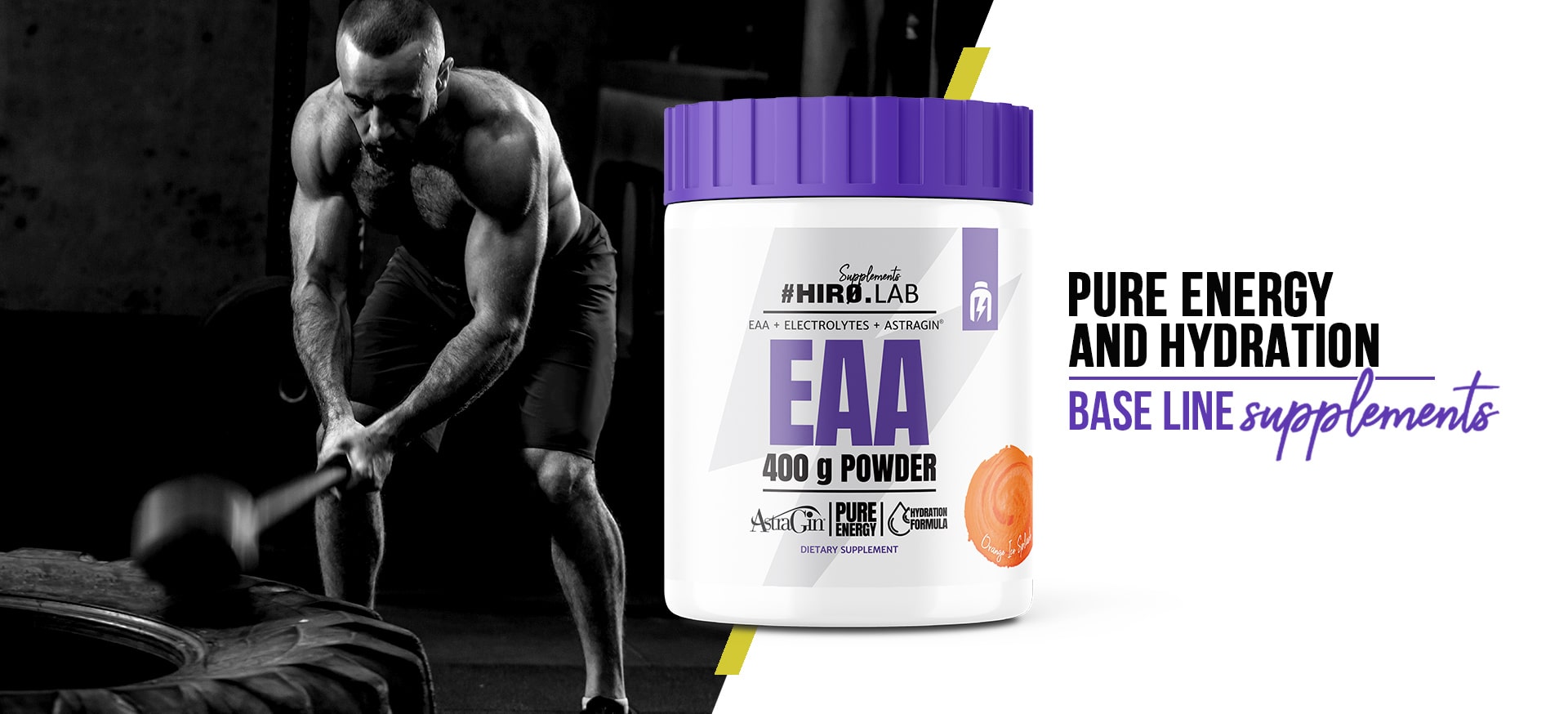 EAA Hiro.lab 400G Pre-workout Unterstützungskraft orange