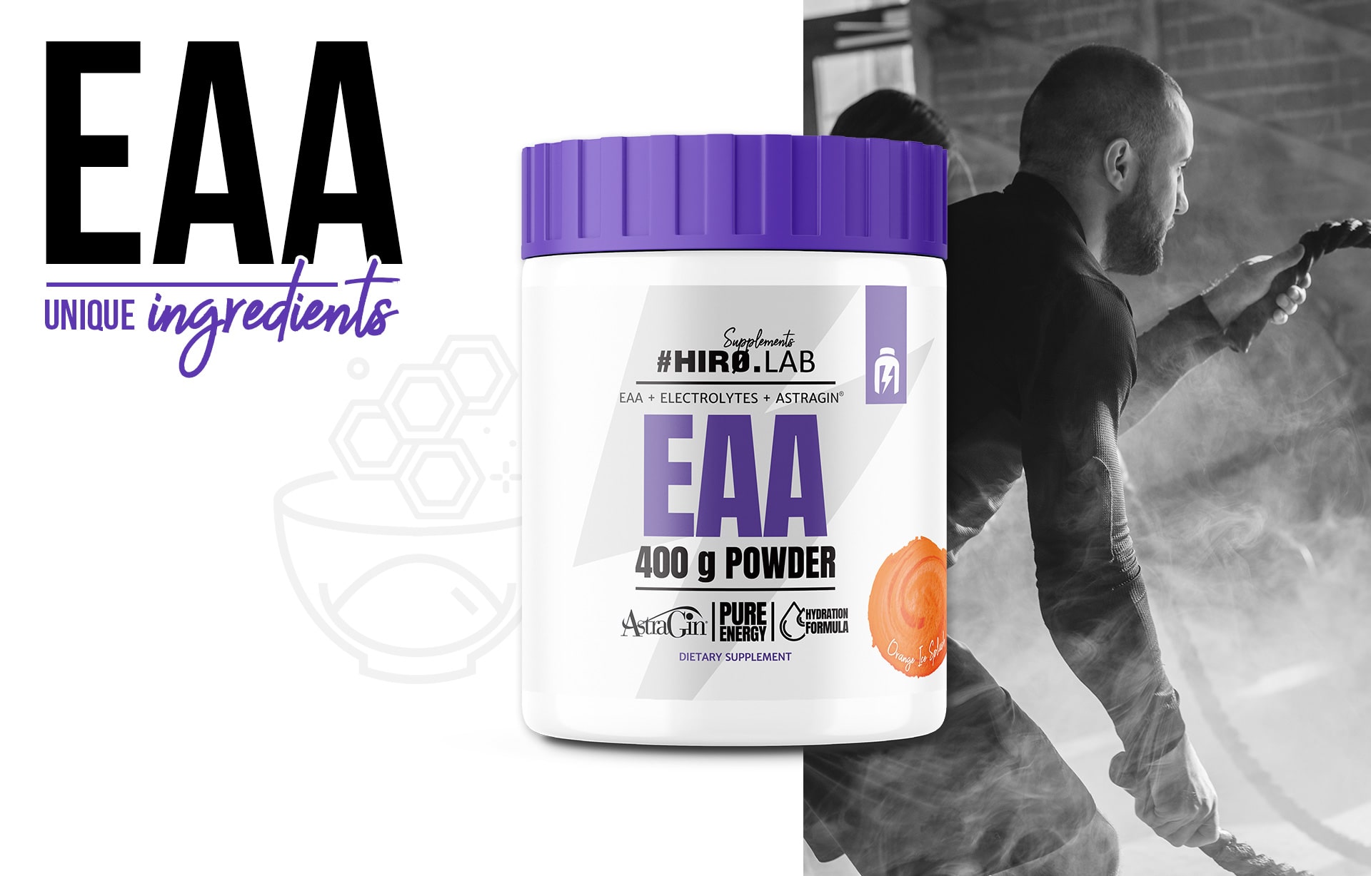 HIRO.LAB EAA 400g Muskelanabolismus orange