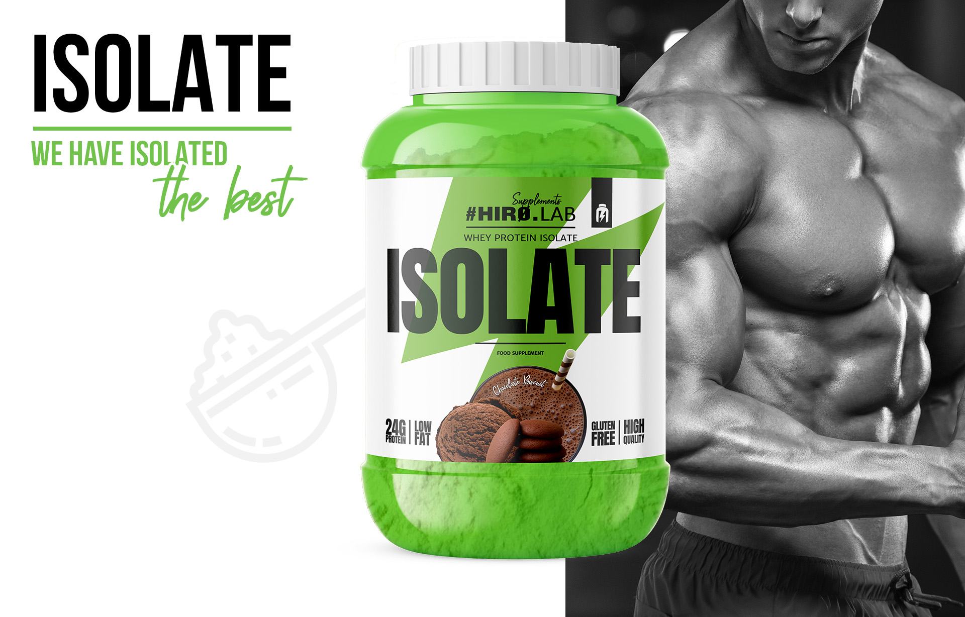 HIRO.LAB Whey Protein Isolate - 1800g sklep_hirolab_isolate_1800g_chocolate_biscuit_5