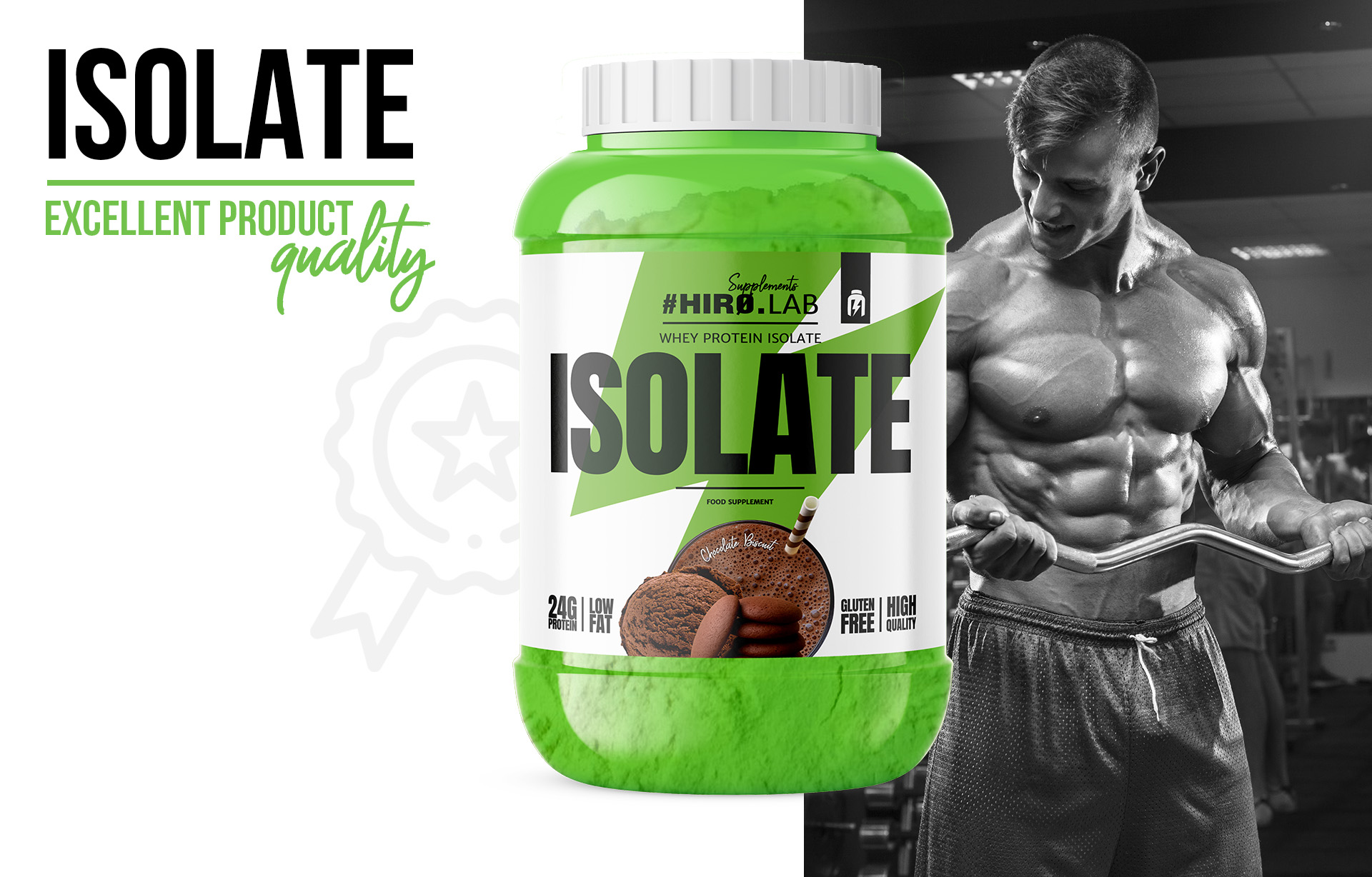 HIRO.LAB Whey Protein Isolate - 1800g sklep_hirolab_isolate_1800g_chocolate_biscuit_7