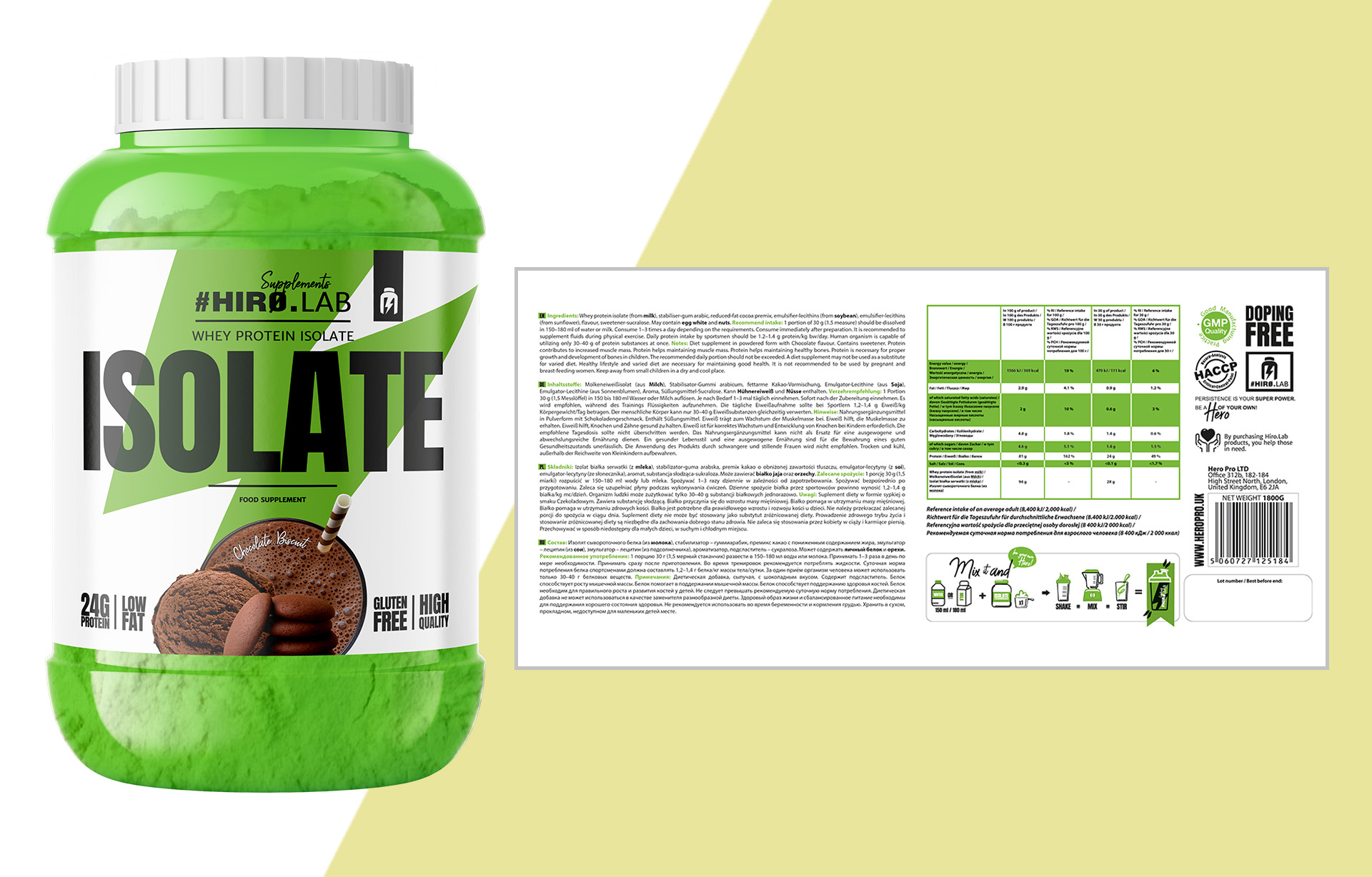 HIRO.LAB Whey Protein Isolate - 1800g sklep_hirolab_isolate_1800g_chocolate_biscuit_9