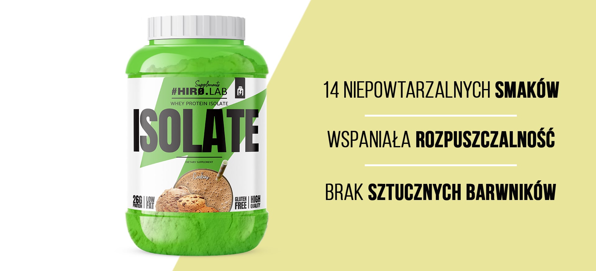 HIRO.LAB Whey Protein Isolate - 1800g