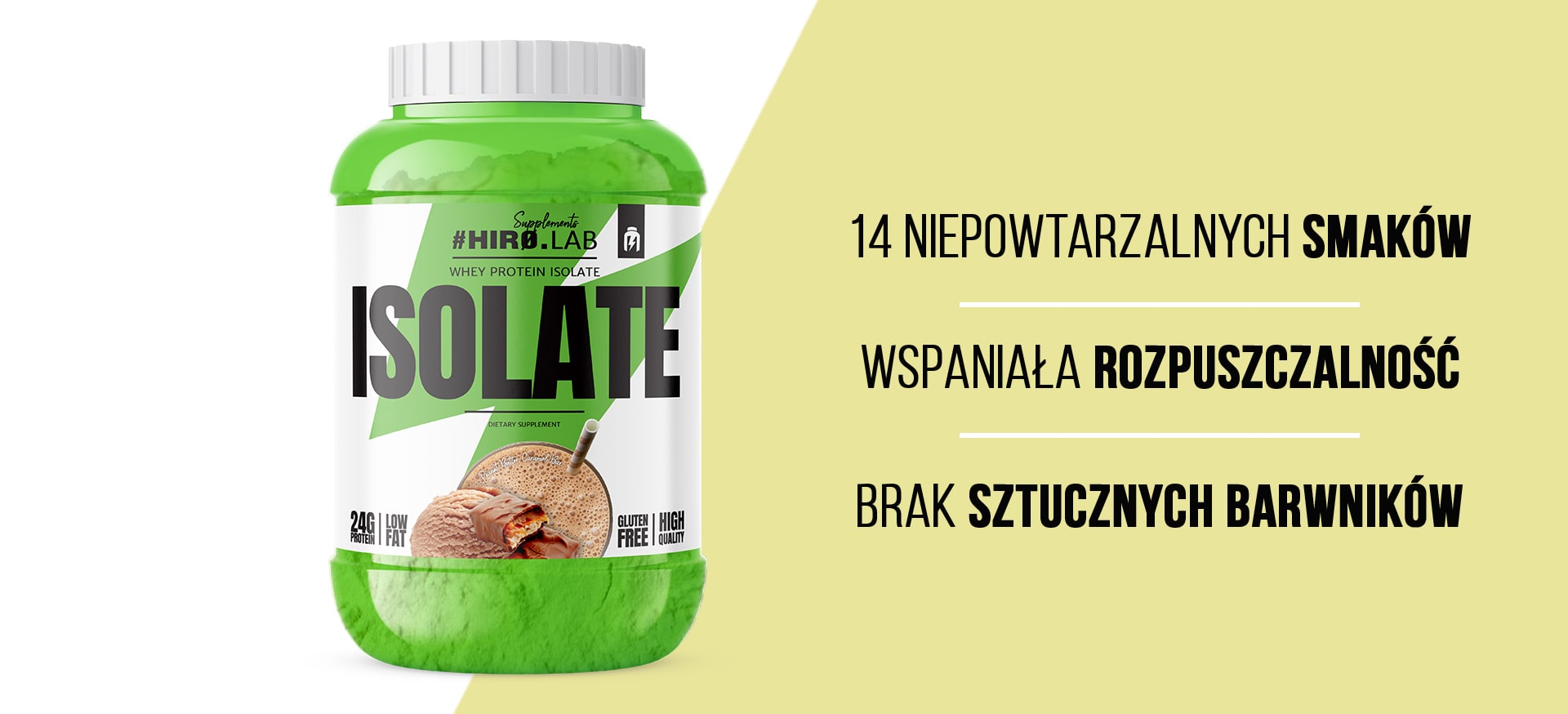 HIRO.LAB Whey Protein Isolate - 1800g