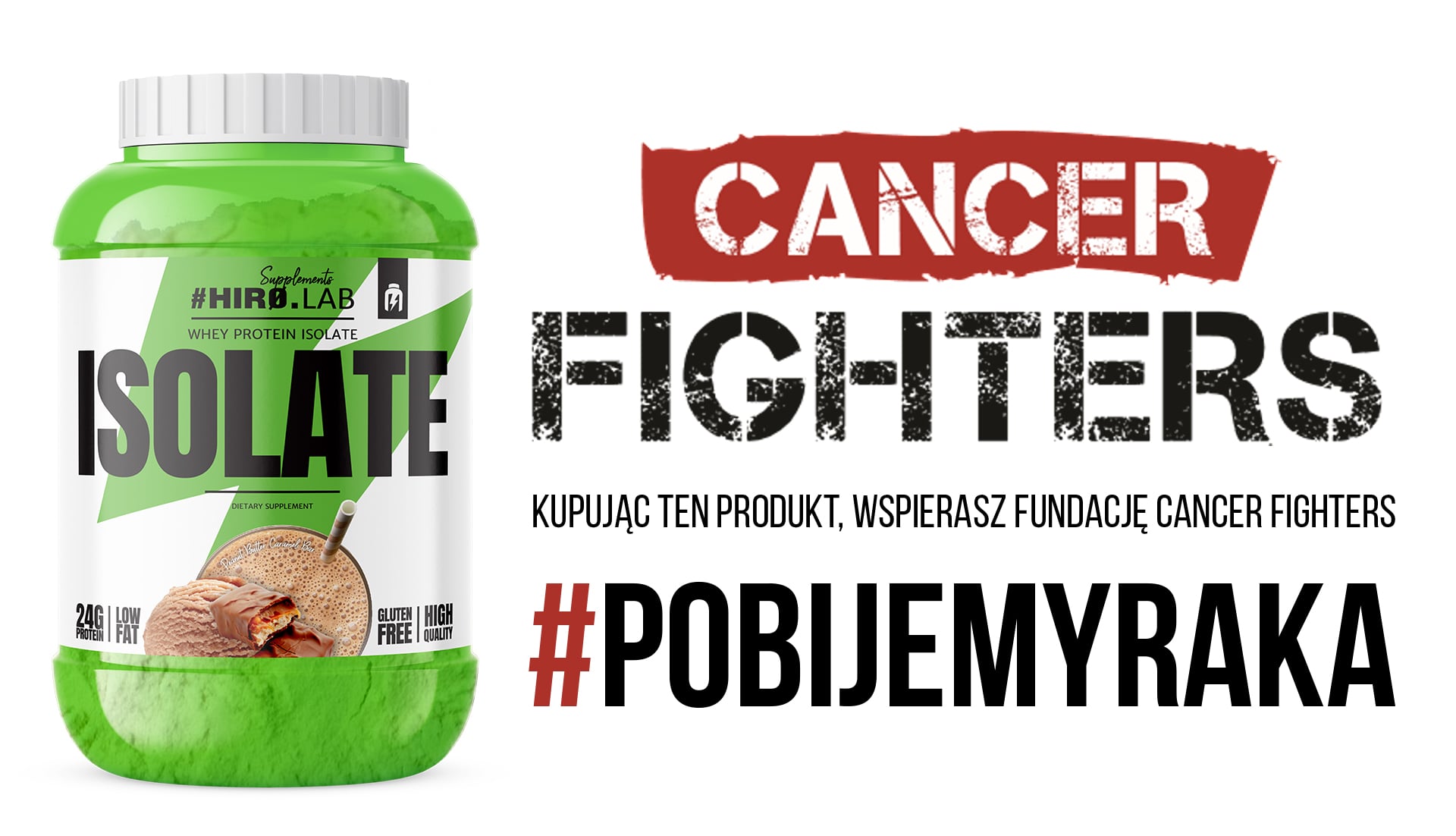 HIRO.LAB Whey Protein Isolate - 1800g BIAŁKO MASA PROTEIN