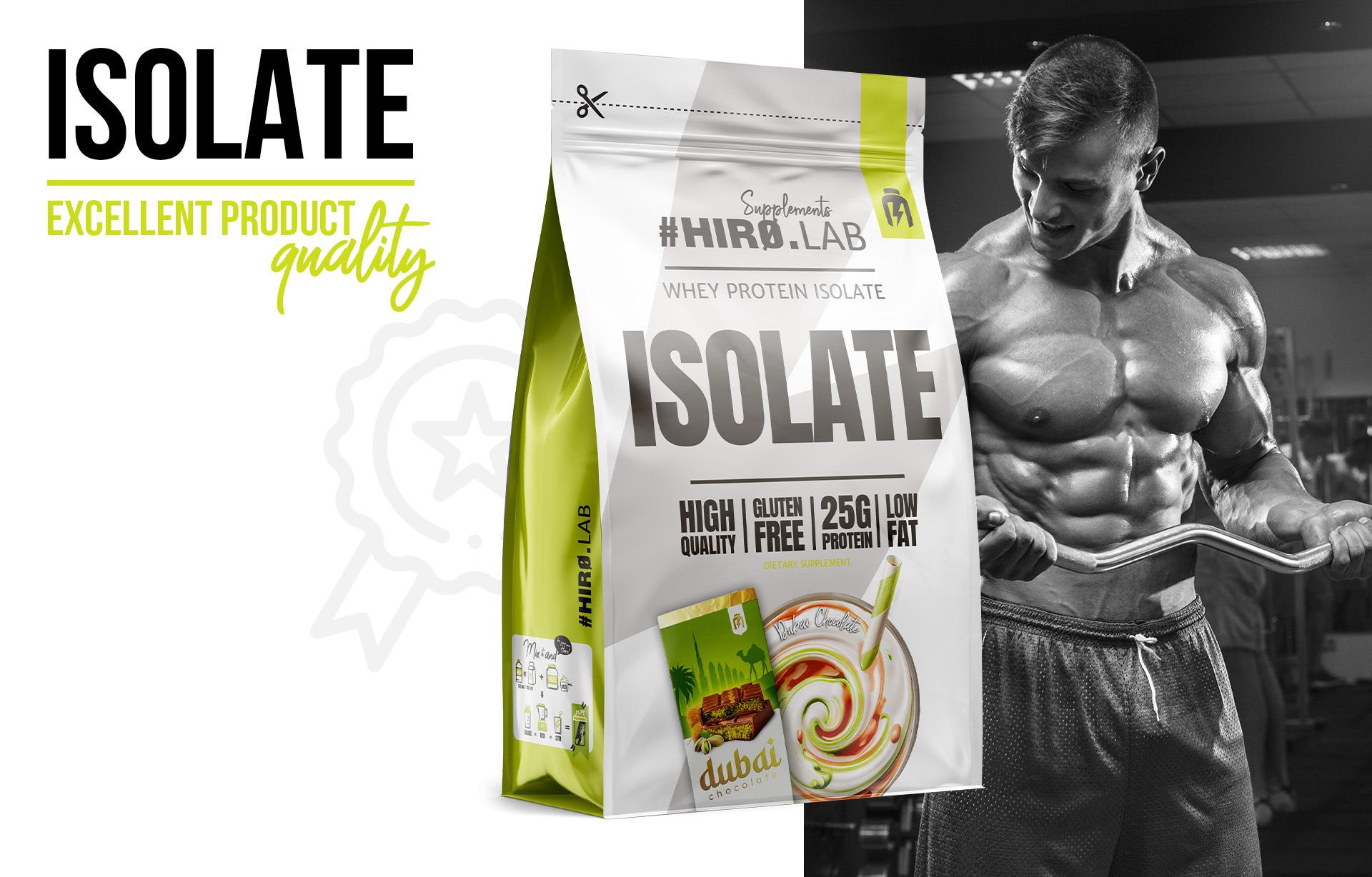 HIRO.LAB Whey Protein Isolate - 700g sklep_hirolab_isolate_700g_Dubai_Chocolate_7
