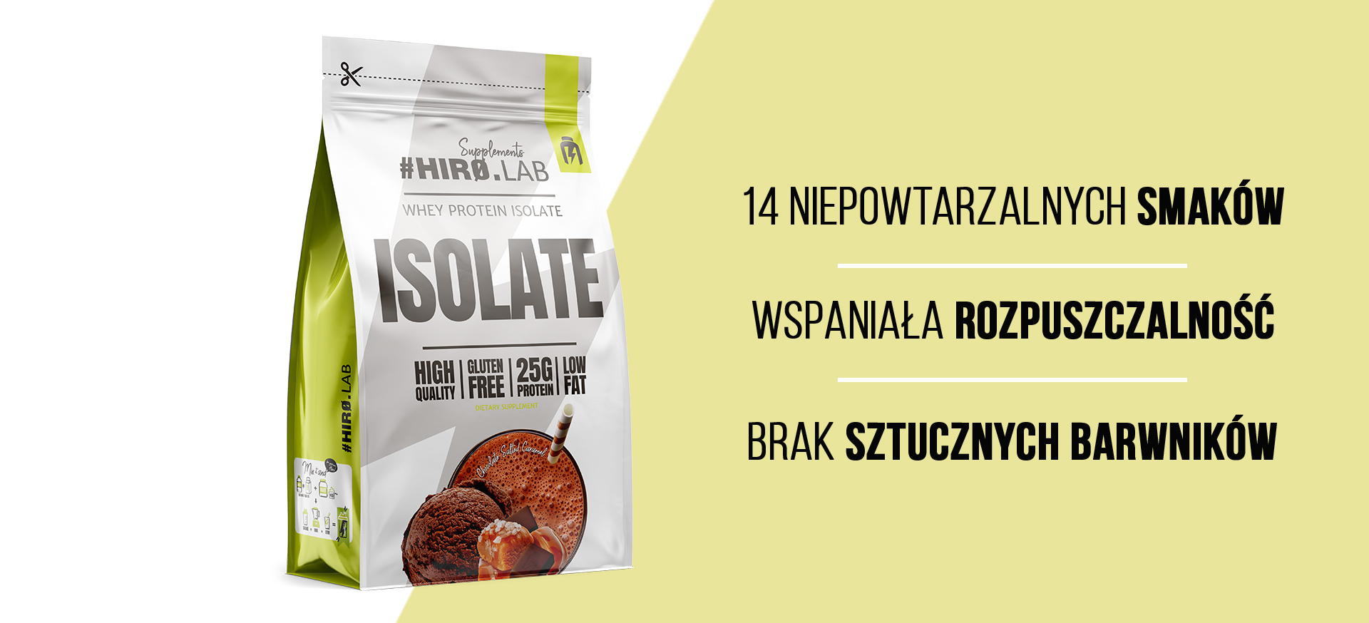HIRO.LAB Whey Protein Isolate - 700g sklep_hirolab_isolate_700g_SALTED_CARAMEL_1