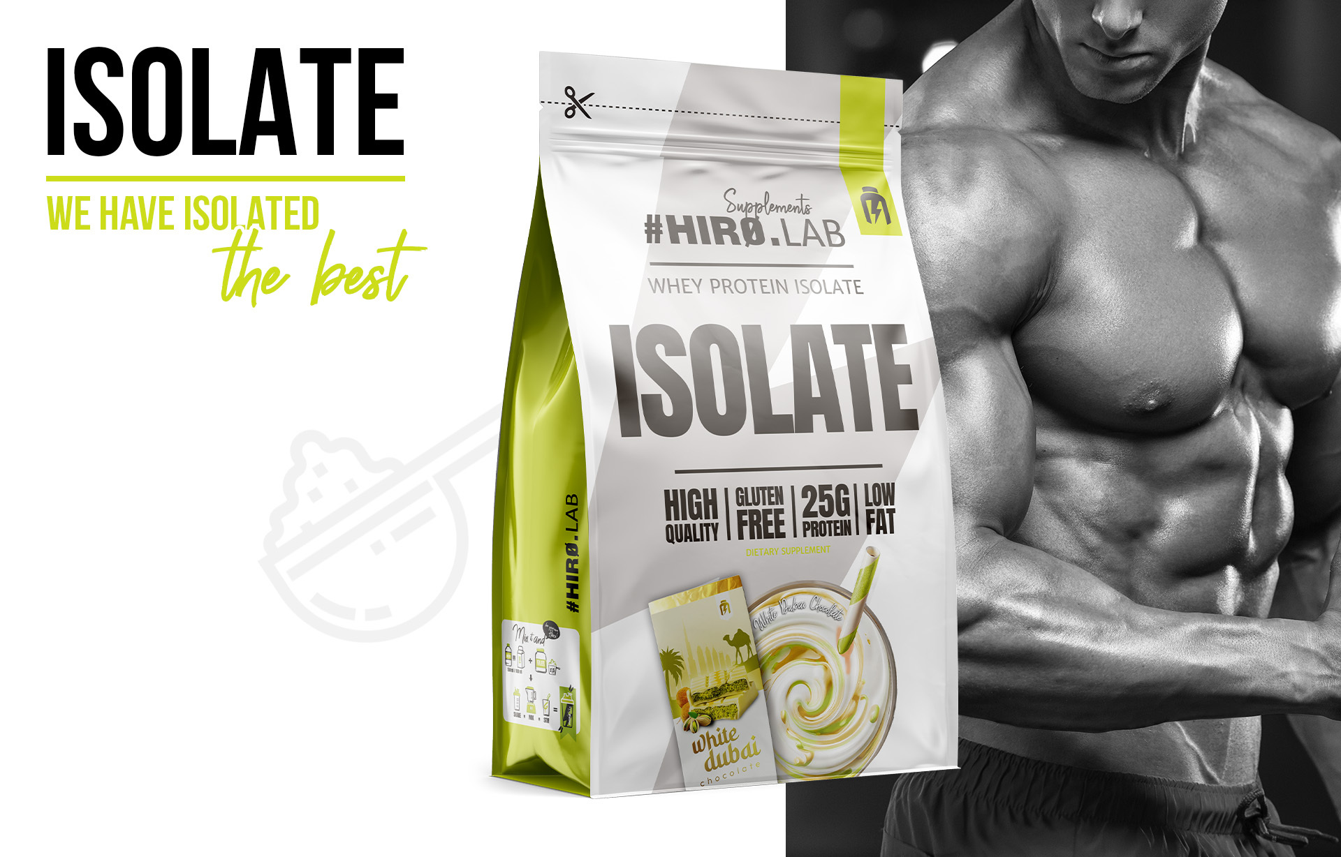 HIRO.LAB Whey Protein Isolate – 700 g sklep_hirolab_isolate_700g_Whitedubai_Chocolate_5