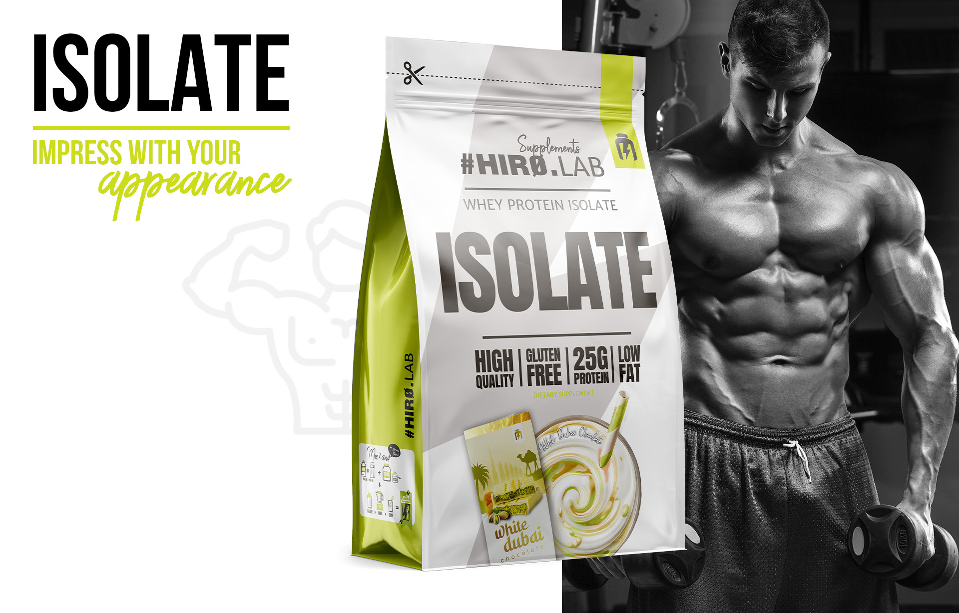 HIRO.LAB Whey Protein Isolate – 700 g sklep_hirolab_isolate_700g_Whitedubai_Chocolate_6