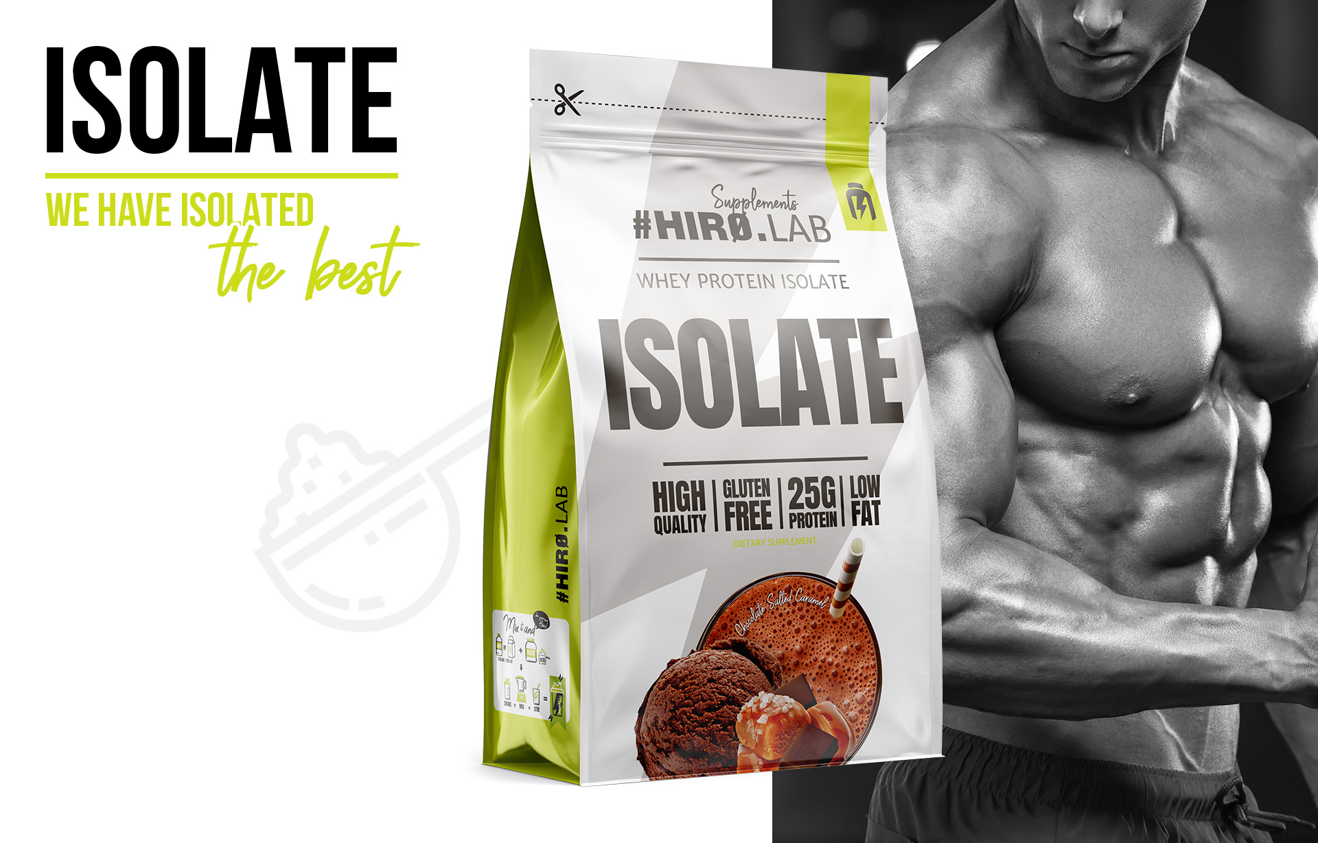 HIRO.LAB Whey Protein Isolate - 700g sklep_hirolab_isolate_700g_chocolate_salted_carmel_5