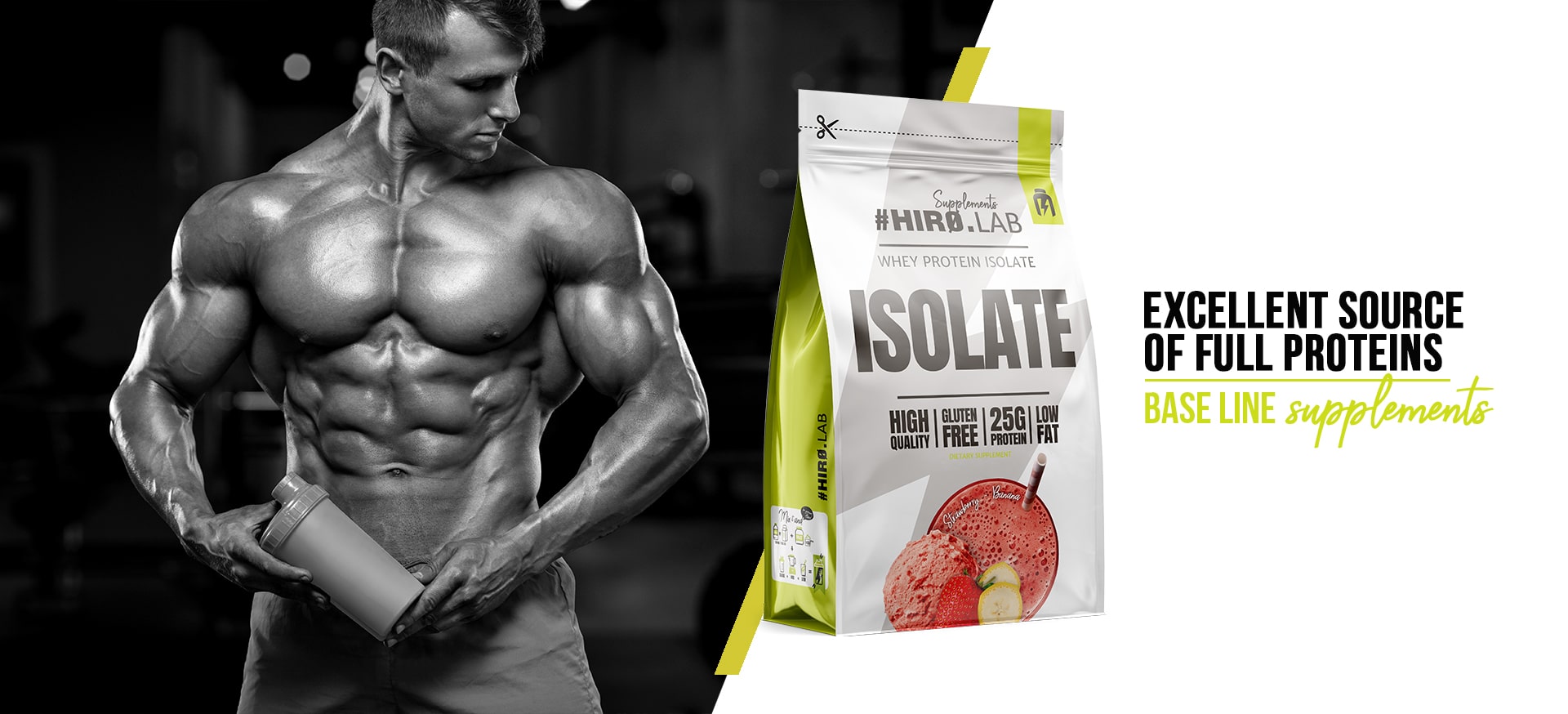 Proteinpräparat für Sportler