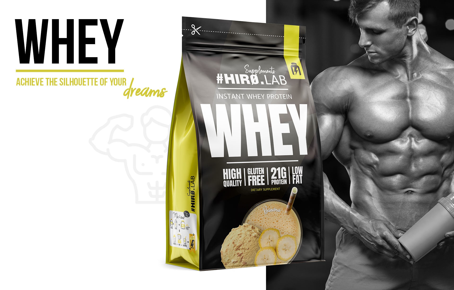 Lifestyle Whey banana 