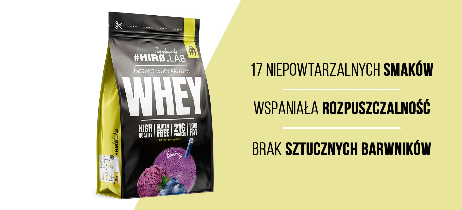 Instant Whey Protein blueberry