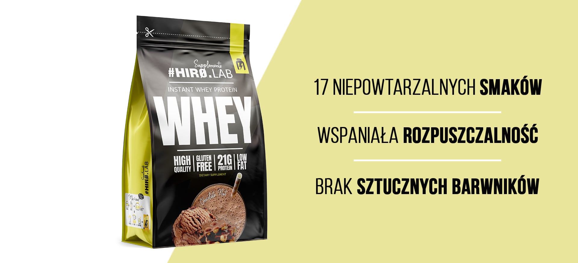 Instant Whey Protein chocolate nut