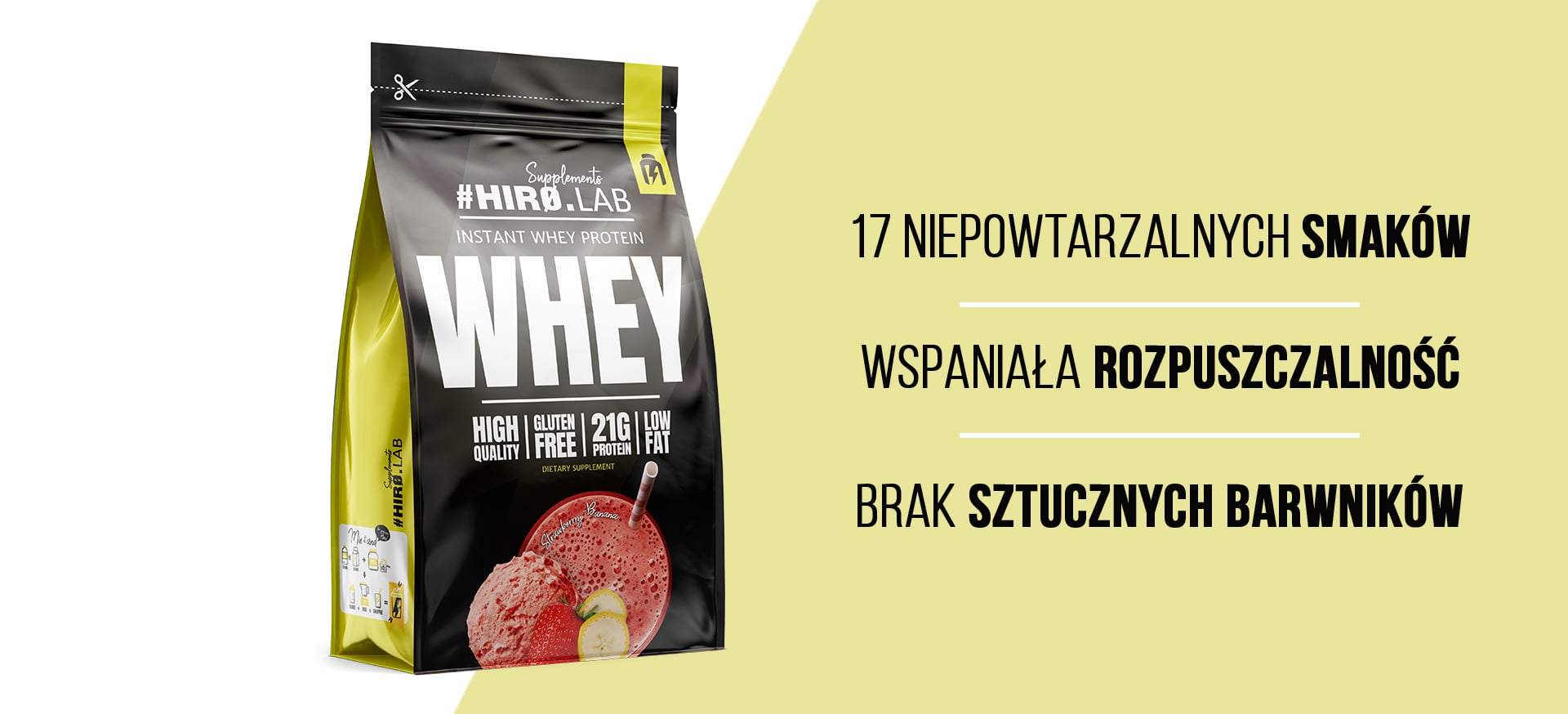 Instant Whey Protein strawberry banana