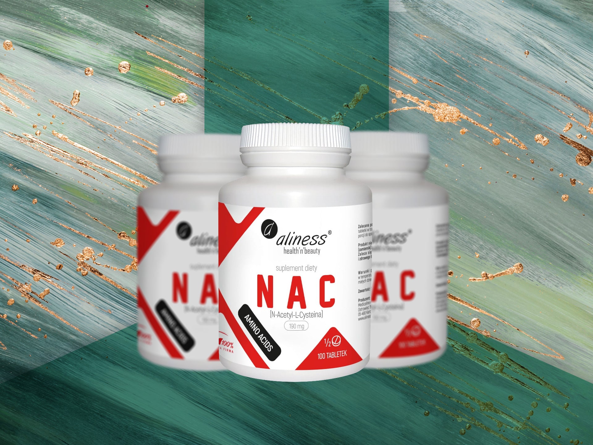 Aliness - NAC - N-acetyl-L-cysteina - Leberunterstützung, Entgiftung