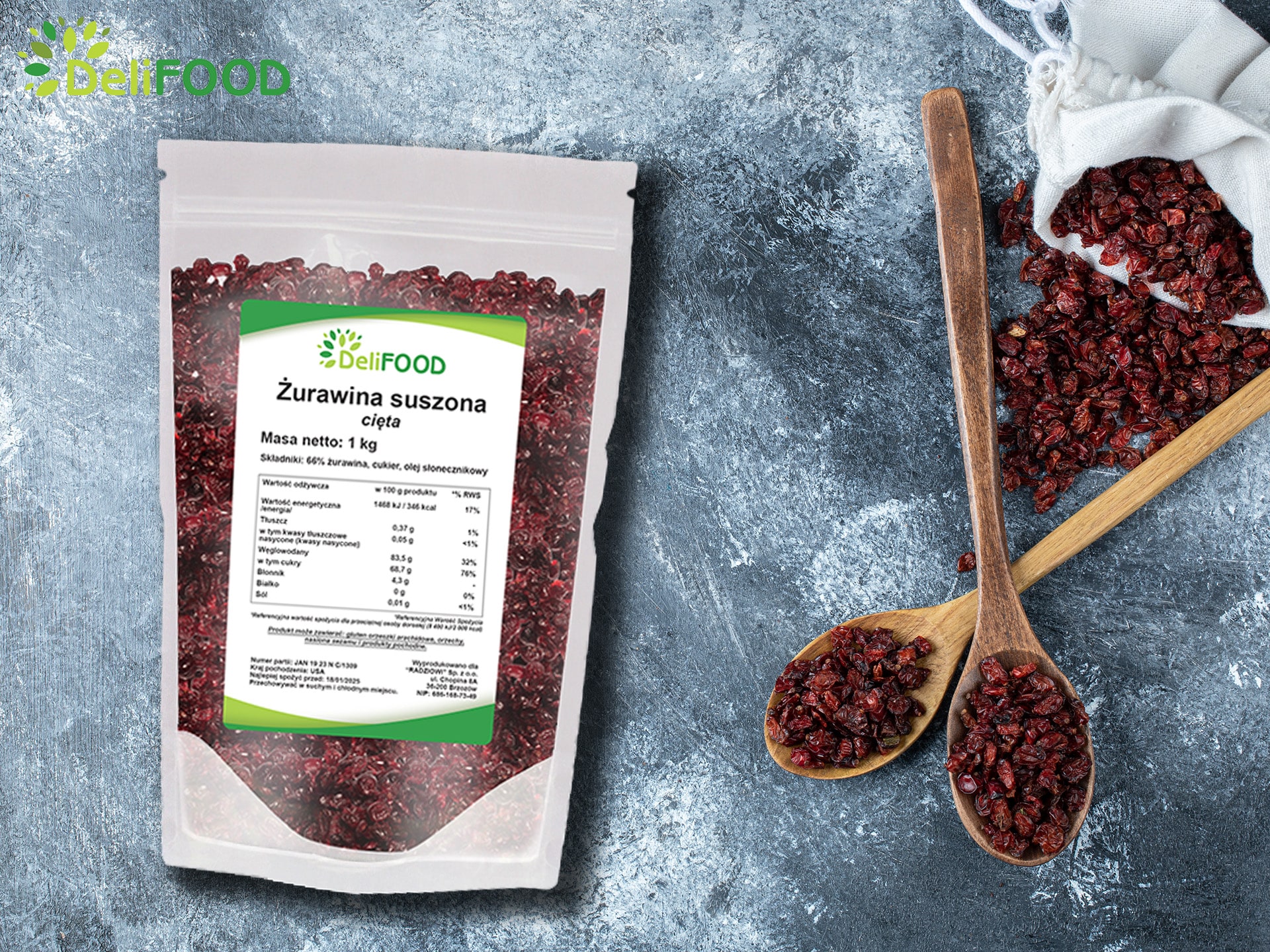 Getrocknete Cranberry - natürlich, ohne Zucker