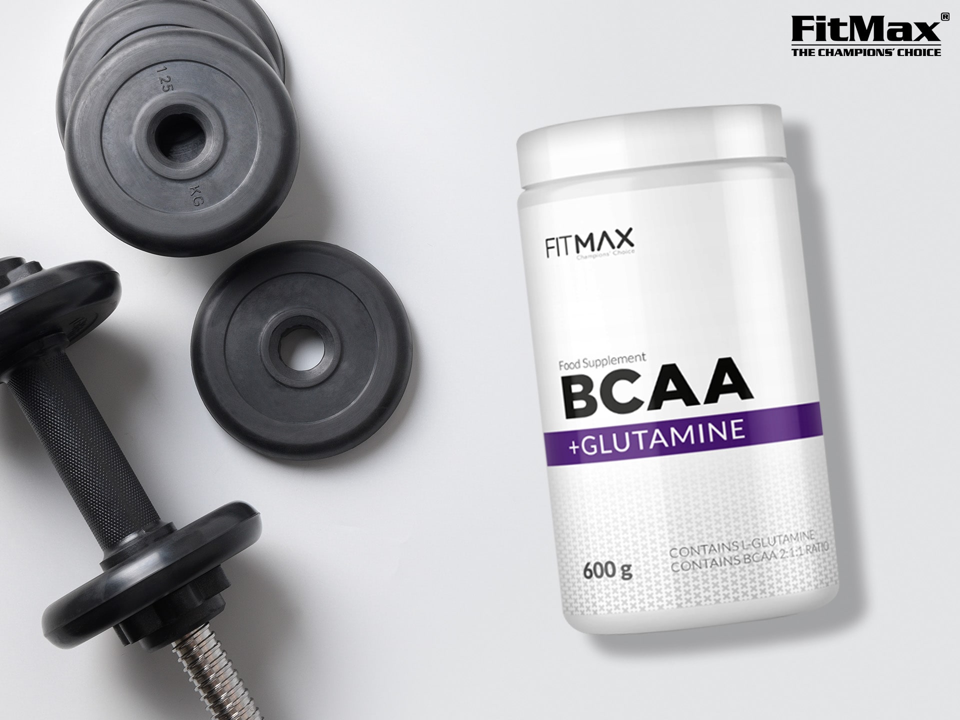 FitMax - BCAA mit Glutamin - Aminosäuren