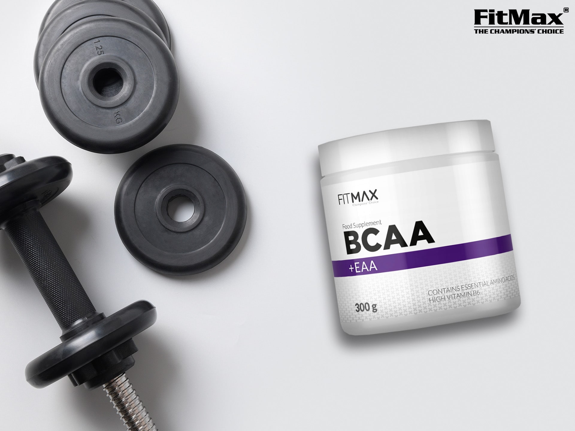 FitMax - EAA + BCAA - Aminosäuren - Unterstützung der Regeneration
