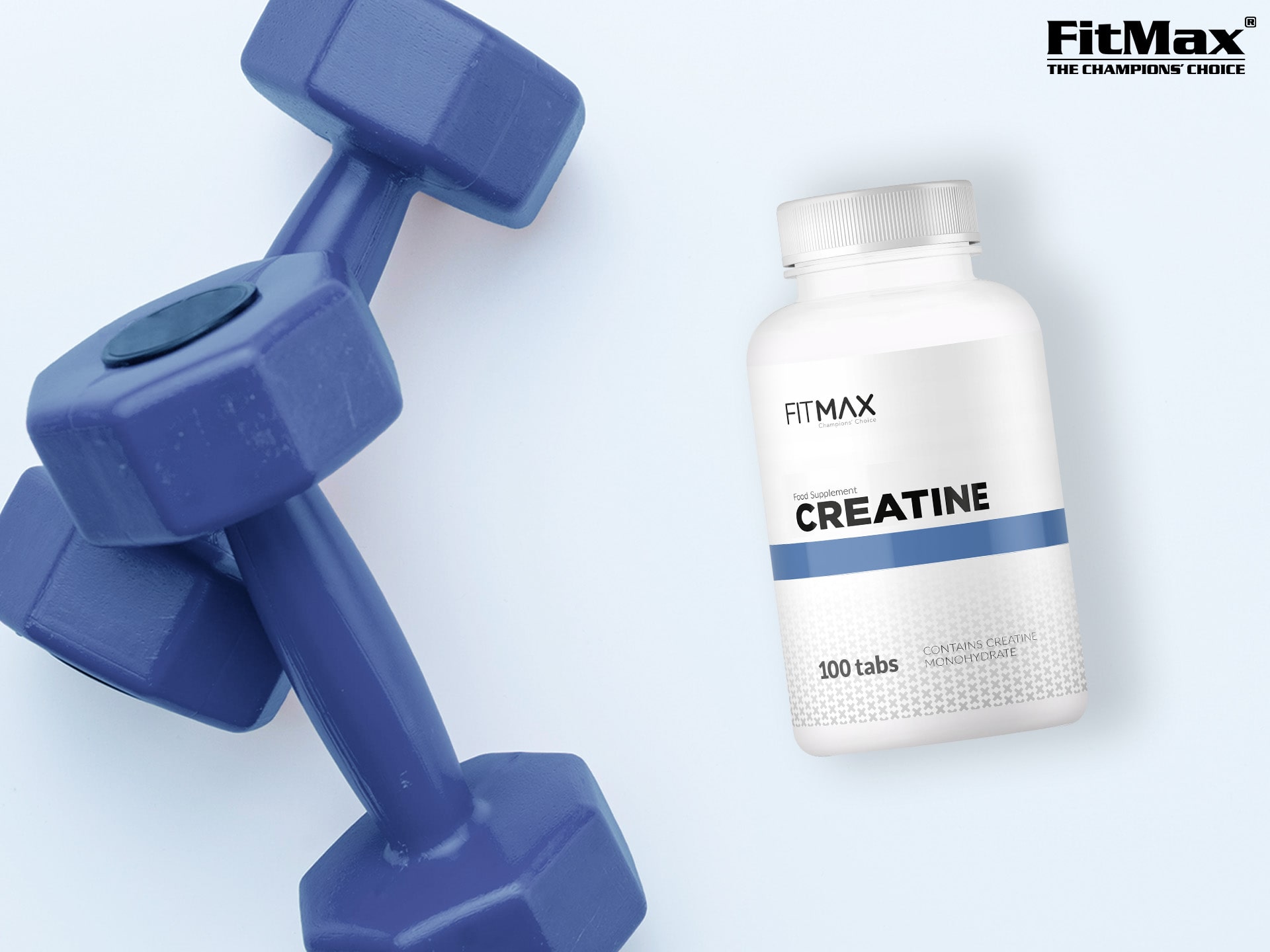FitMax - Creatine - reines Kreatinmonohydrat in Tabletten