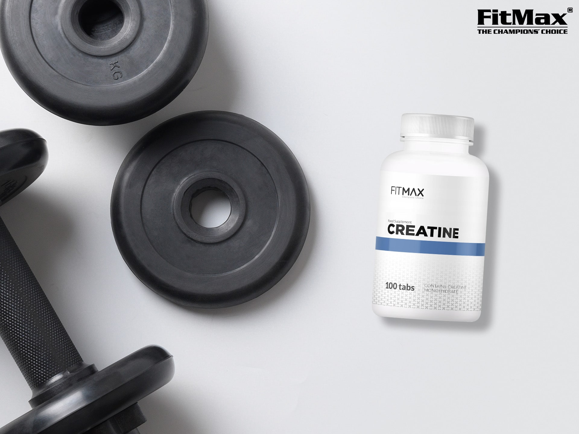 FitMax - Creatine - reines Kreatinmonohydrat in Tabletten