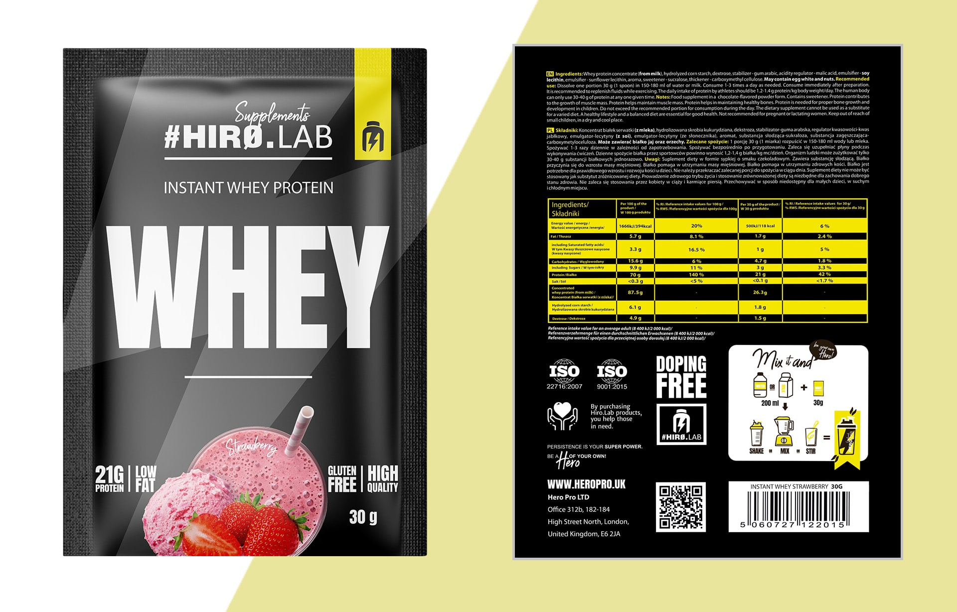 Instant Whey Protein vanilla