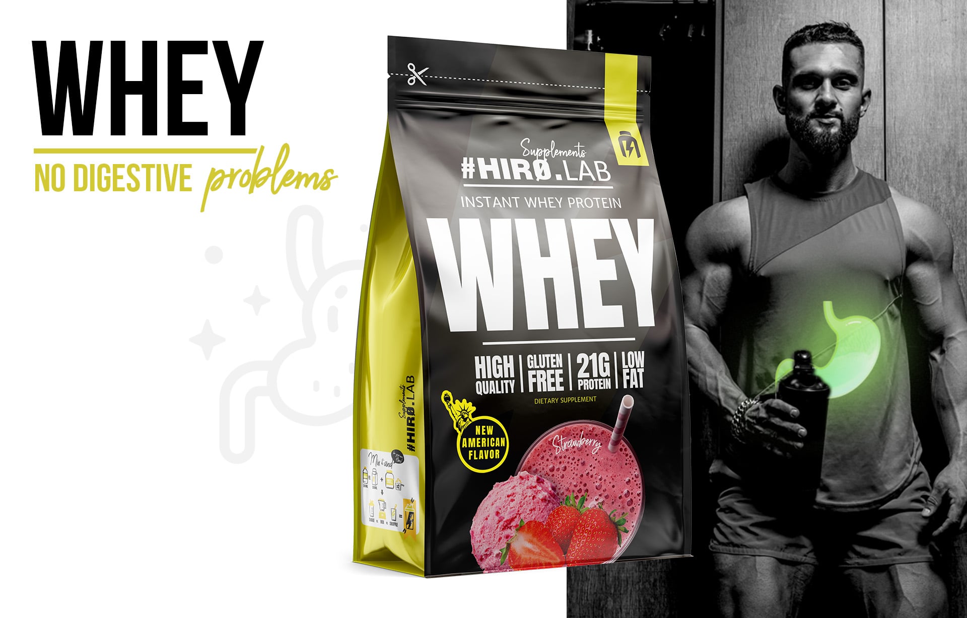 Instant Whey Protein vanilla