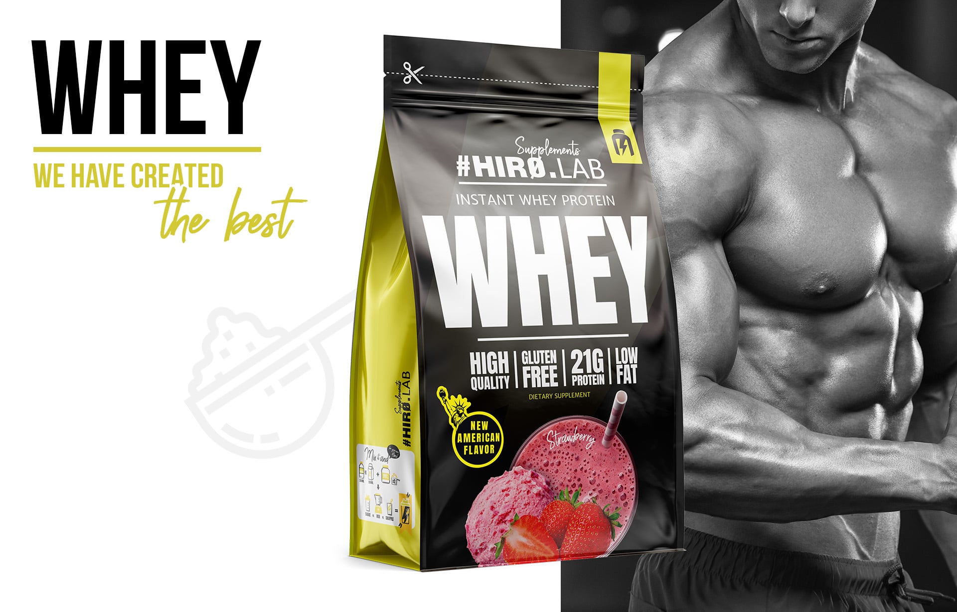 Instant Whey Protein vanilla