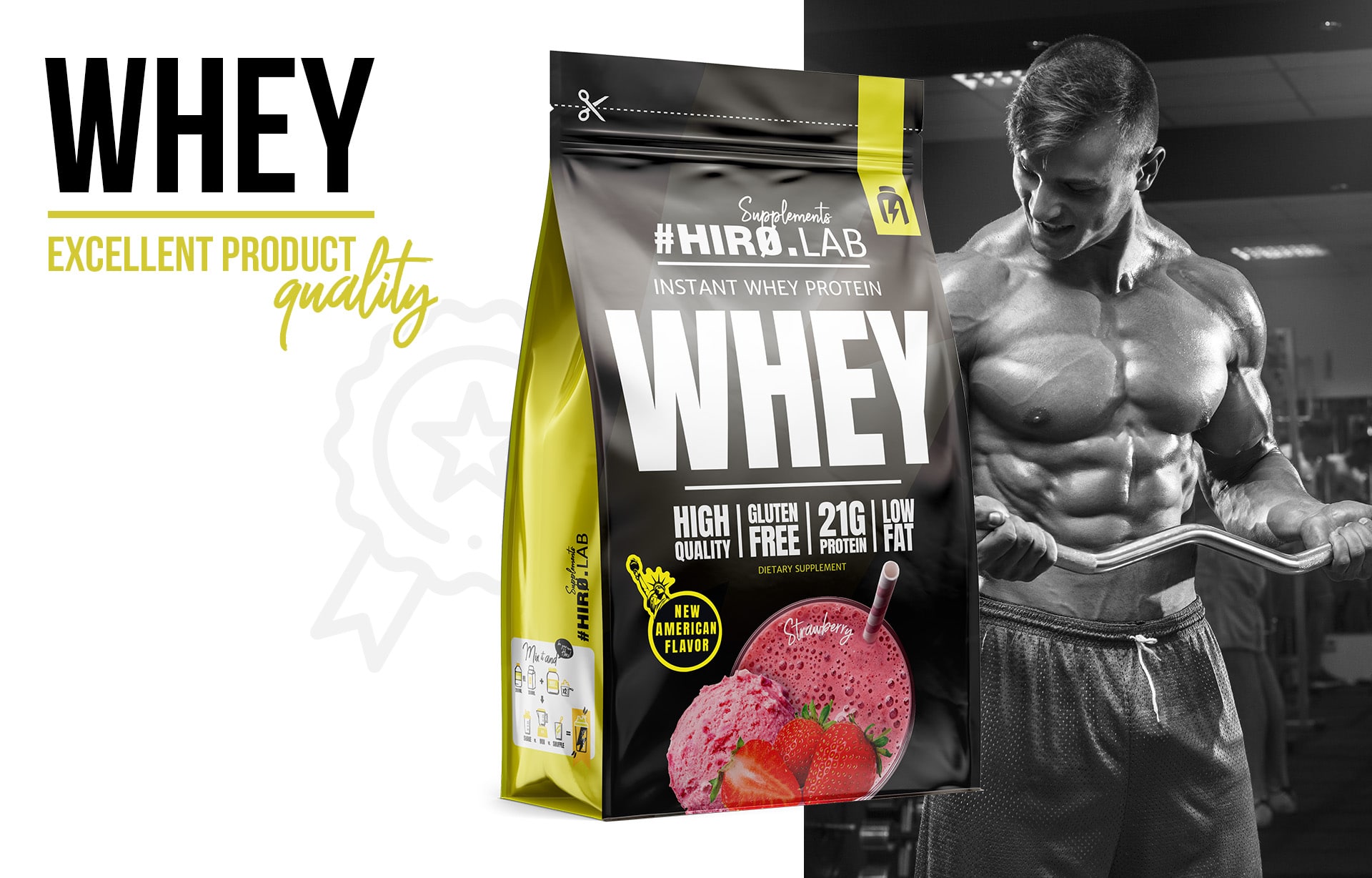 Instant Whey Protein vanilla