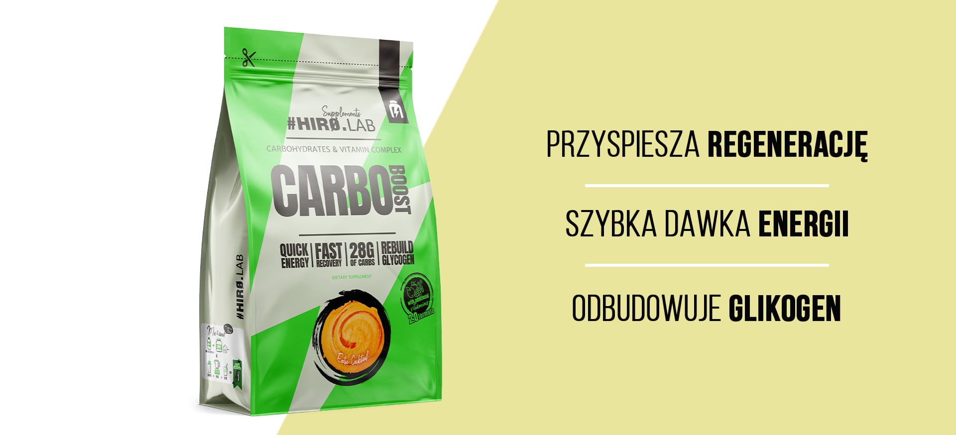 Hiro.Lab - Carbo Boost - Kohlenhydratergänzung auf Basis von Maltodextrin