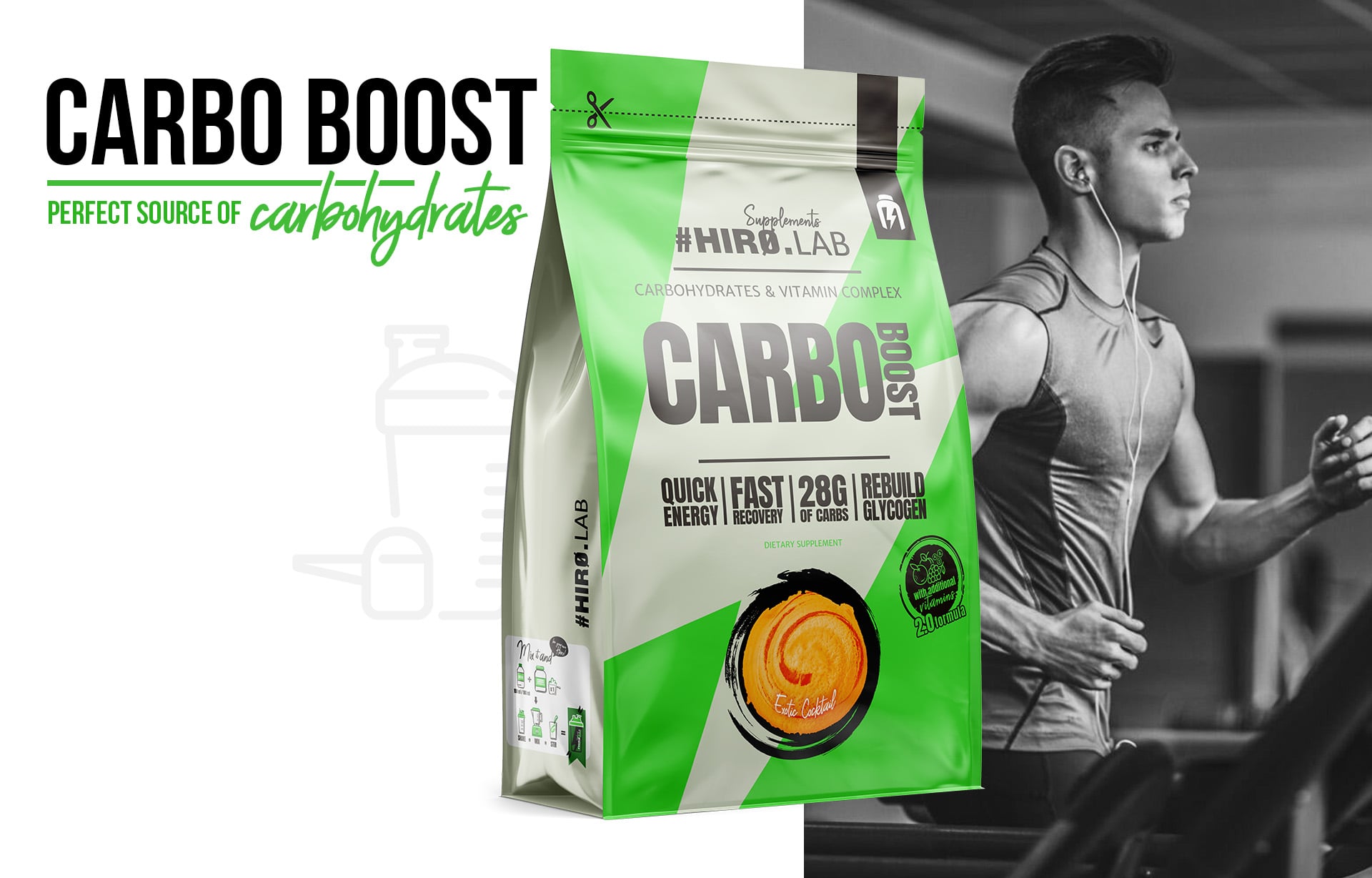 Hiro.Lab - Carbo Boost - Kohlenhydratergänzung auf Basis von Maltodextrin