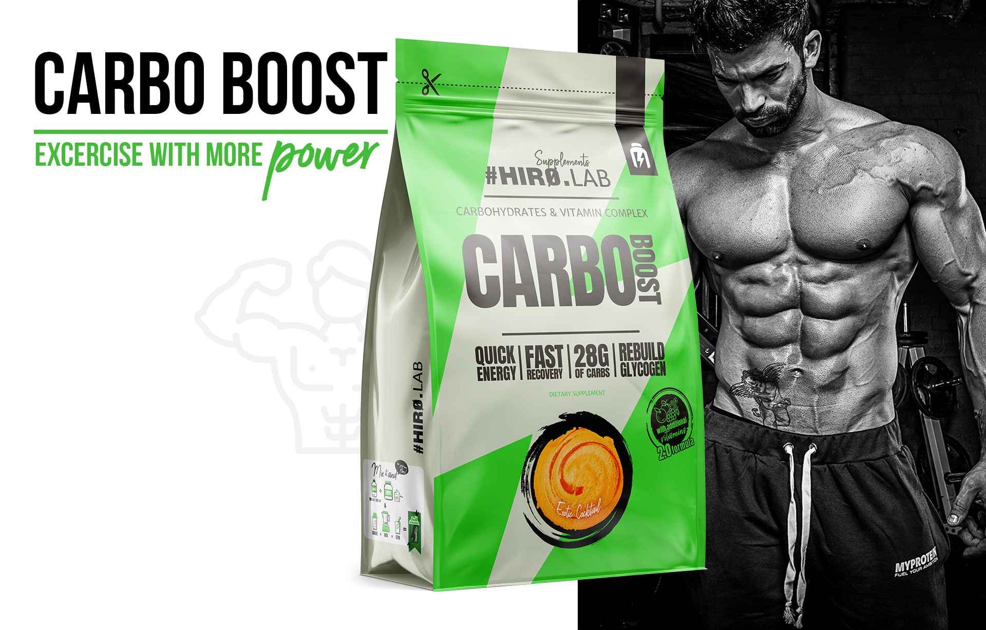 Hiro.Lab - Carbo Boost - Kohlenhydratergänzung auf Basis von Maltodextrin