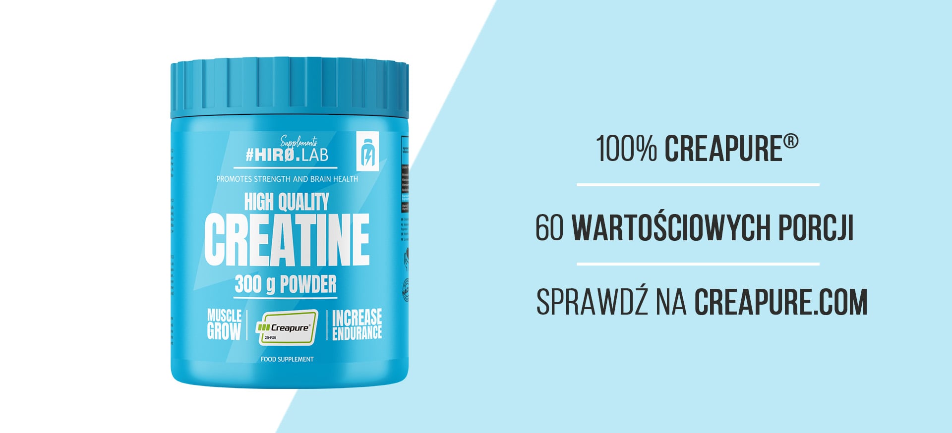 Hiro.Lab - Creapure - patentierter Kreatin-Monohydrat 200 MESH